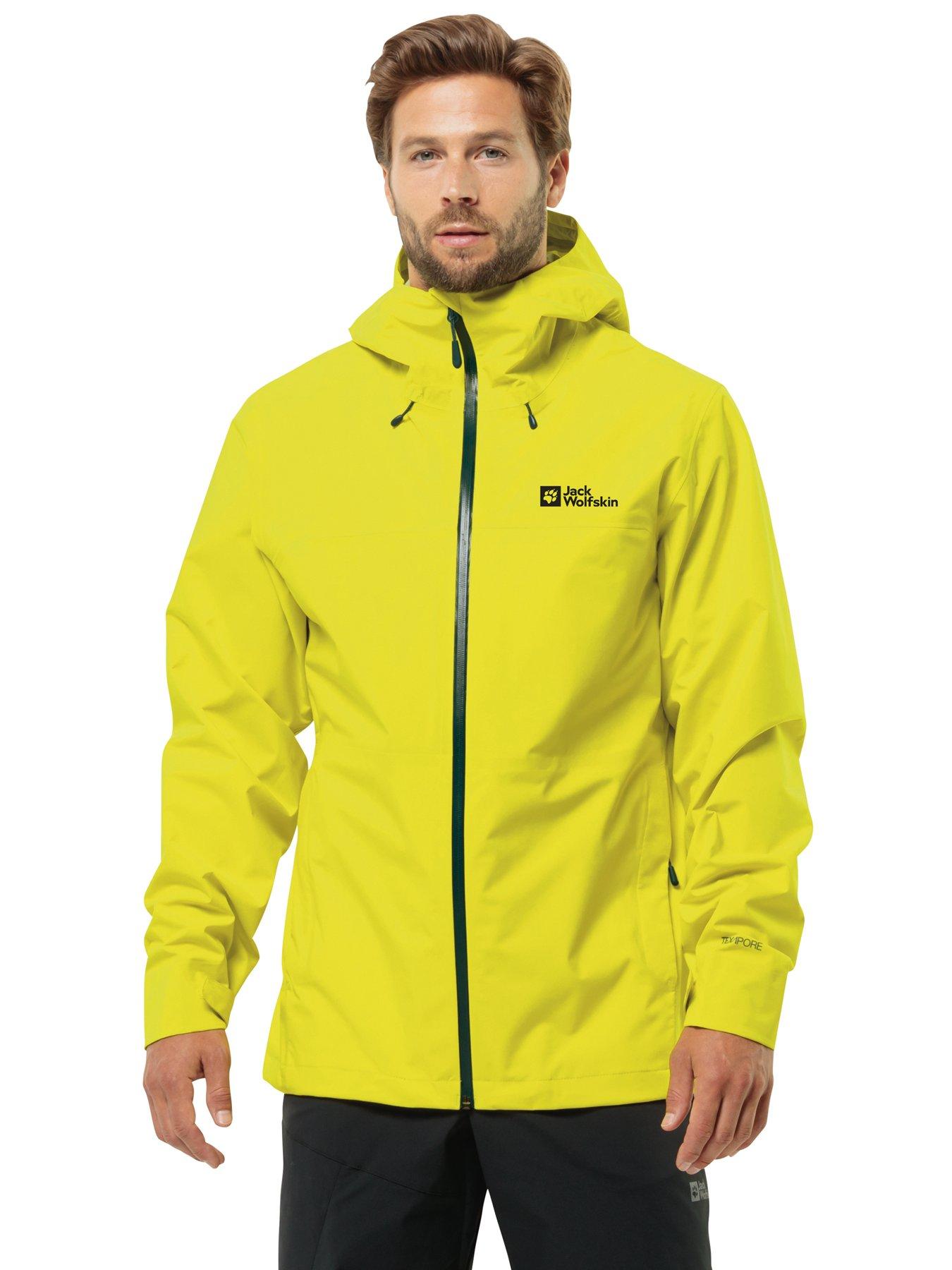 Jack wolfskin jacket yellow hotsell