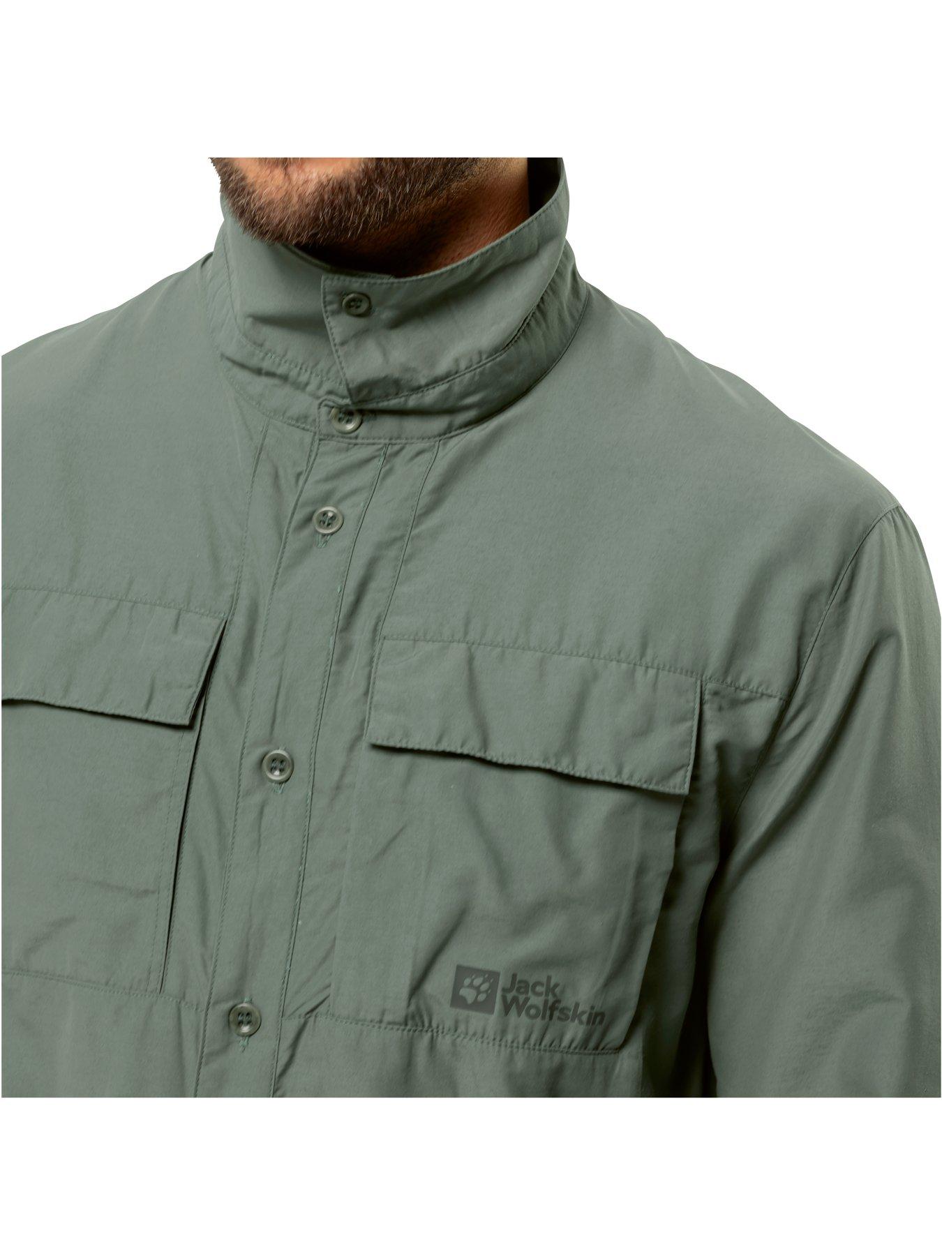 jack-wolfskin-mens-barrier-long-sleeve-shirt-greenoutfit