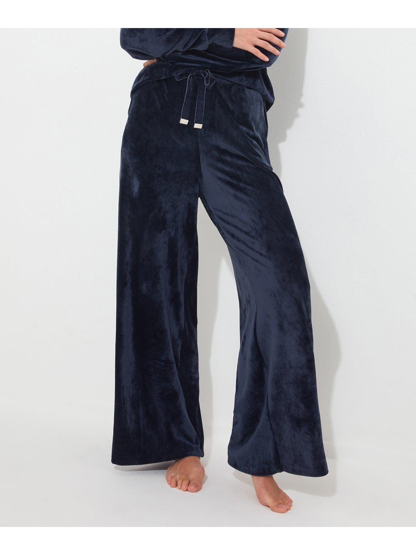 Joe Browns Sloe Joes Velour Trousers - Navy