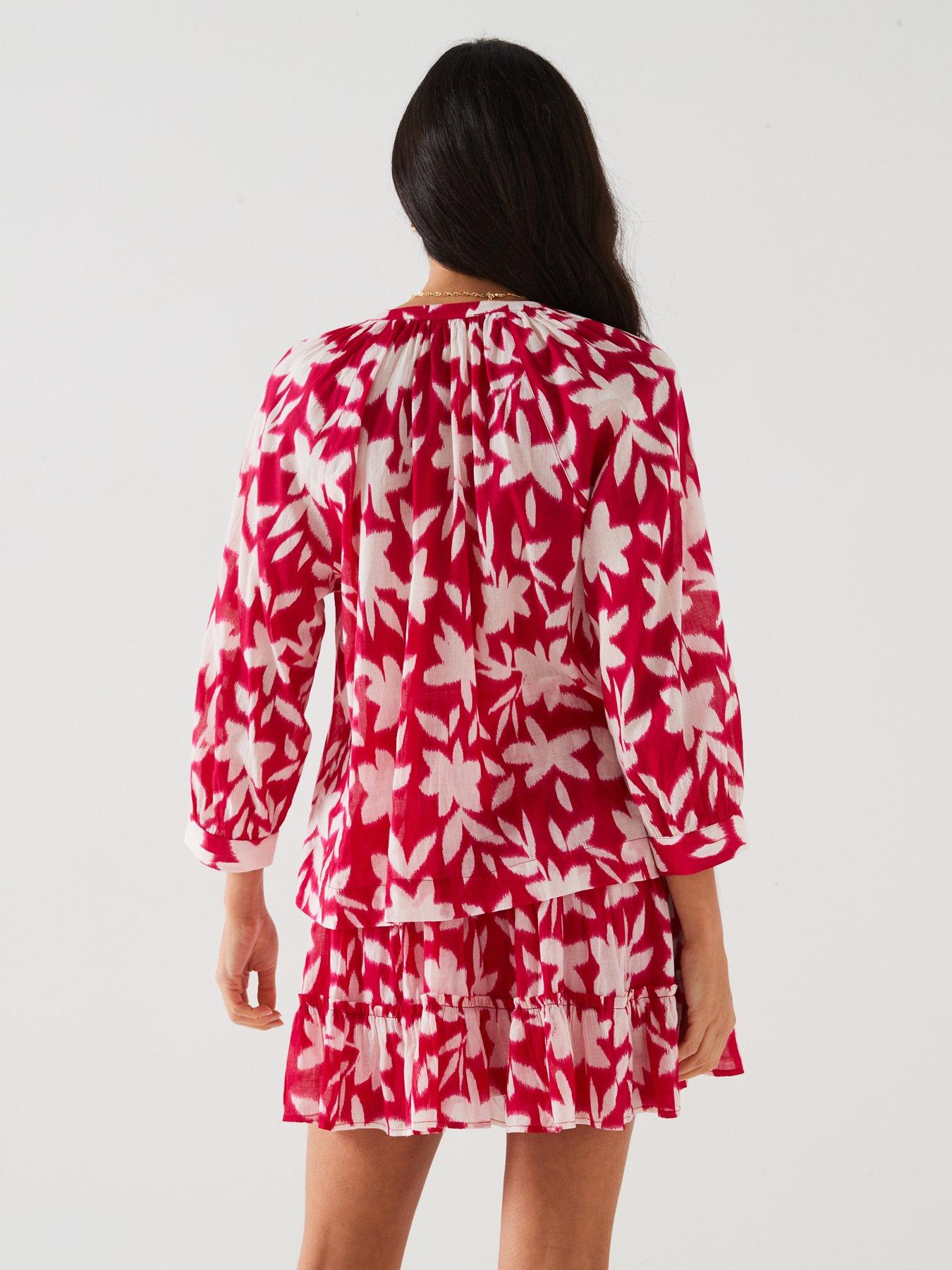 v-by-very-printed-button-thru-blouse-co-ord-red-printstillFront