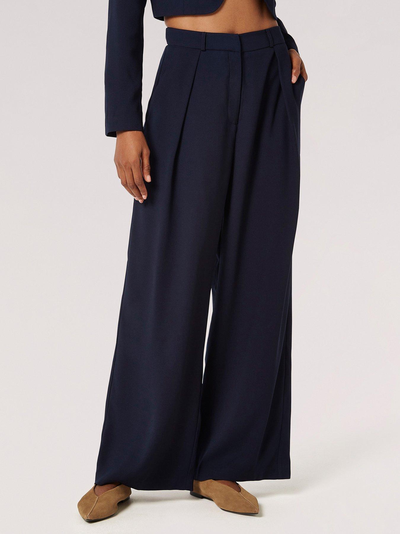 apricot-apricot-pleat-detail-soft-tailored-trousers