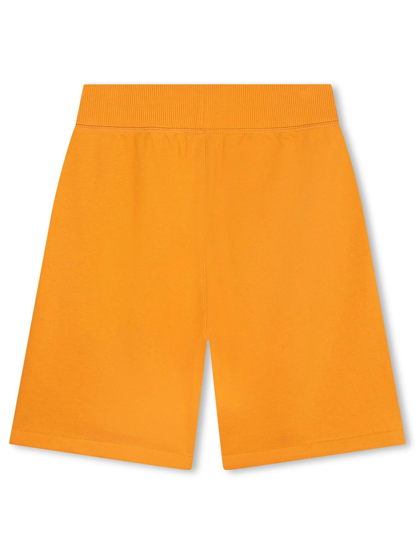 hugo-boys-logo-jog-shorts-light-mangoback