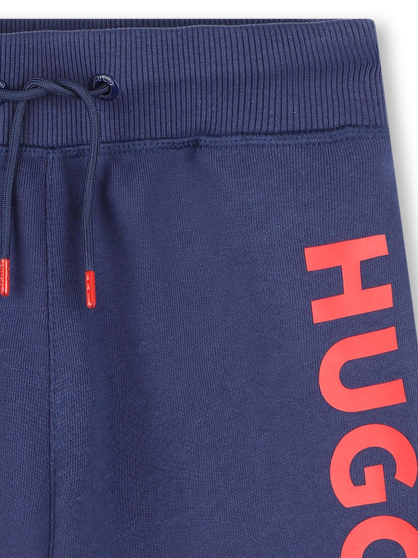 hugo-boys-logo-jog-shorts-medieval-blueoutfit