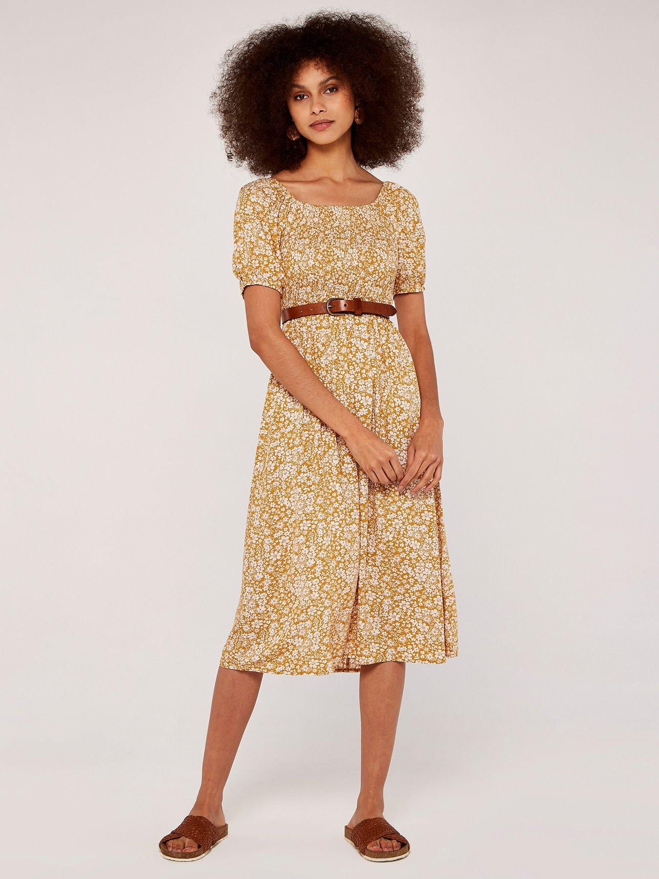 Apricot ladies outlet dresses