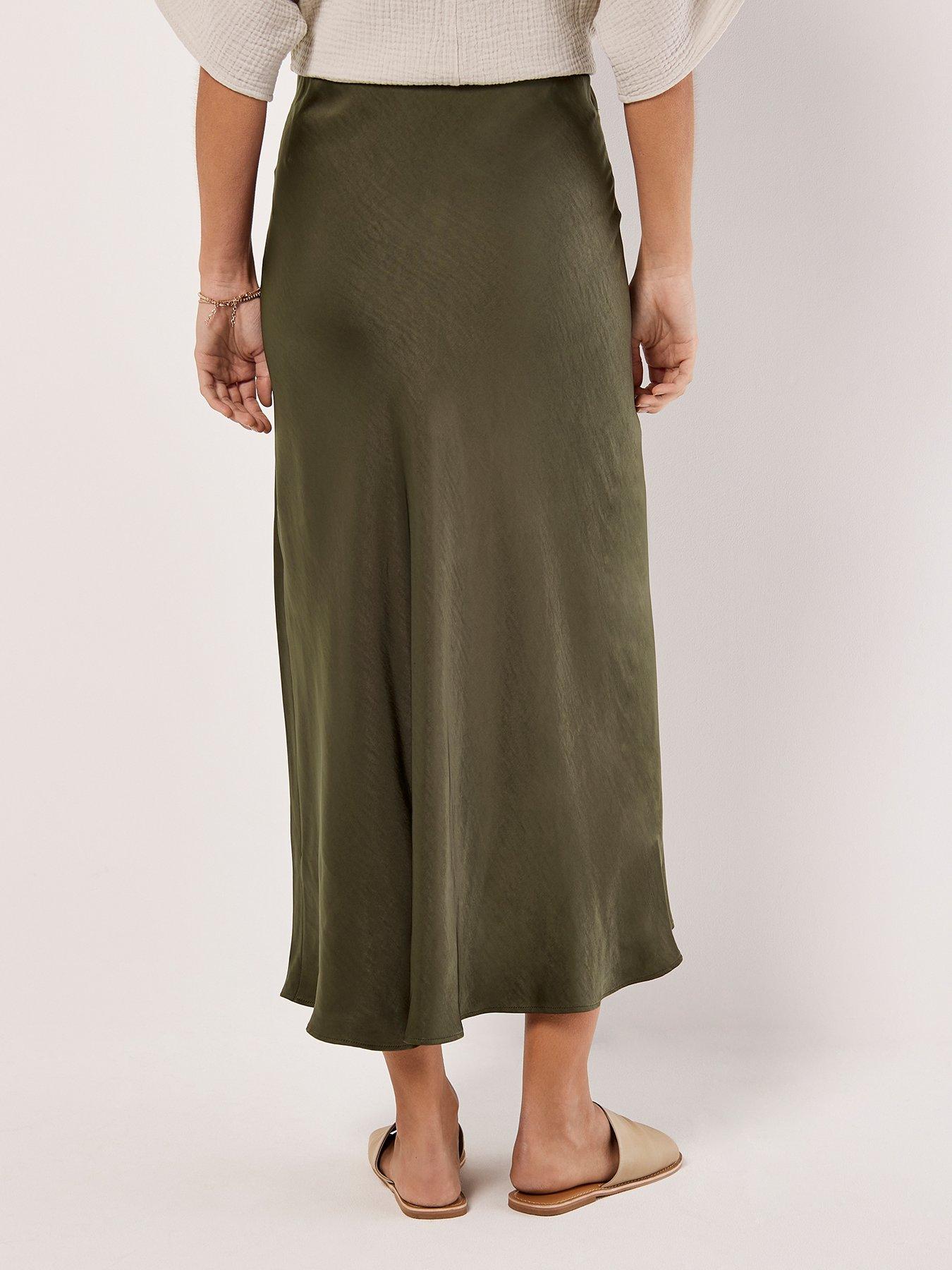 apricot-apricot-satin-bias-cut-maxi-skirtstillFront