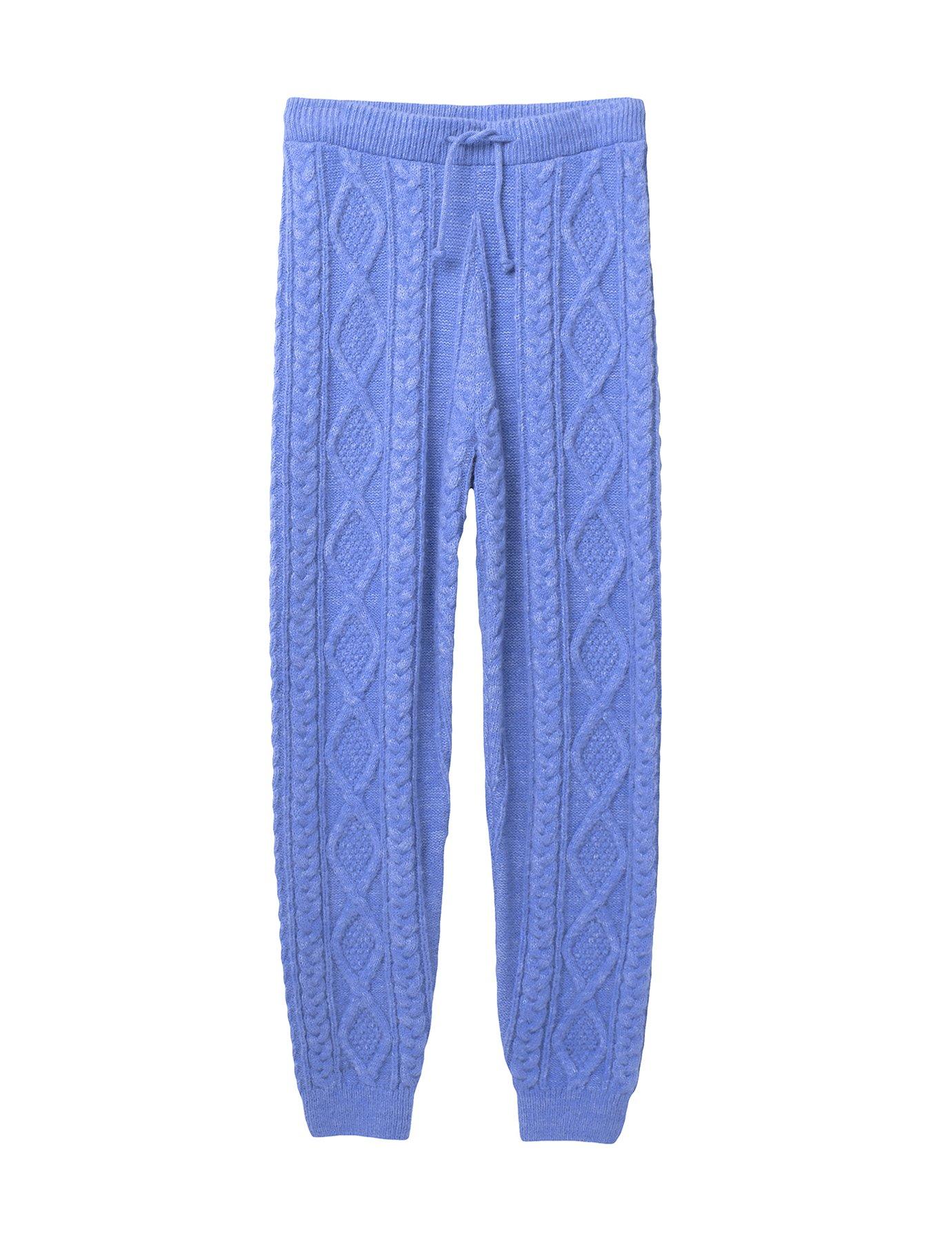 Joe Browns Sloe Joes Cable Knit Trousers - Blue