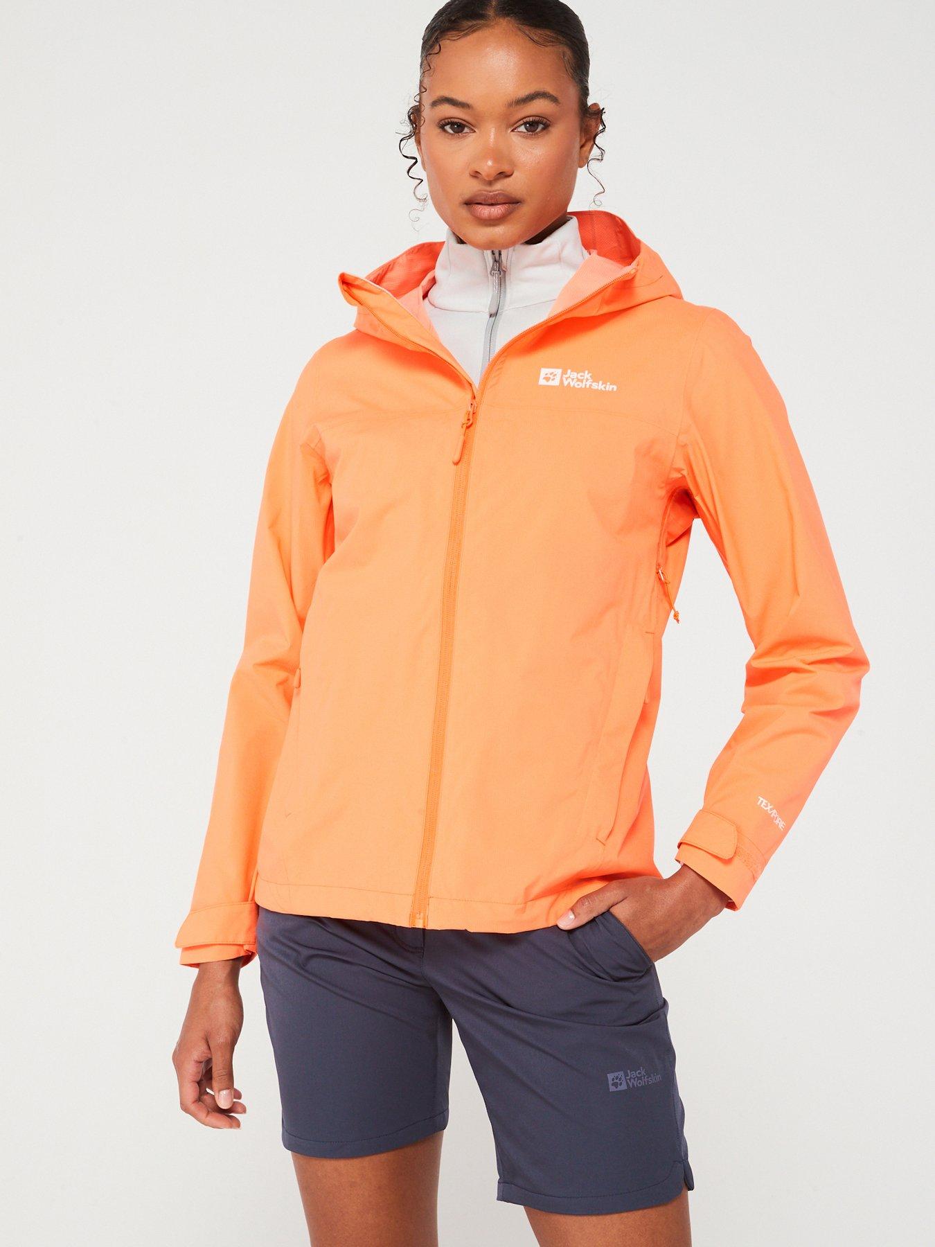 Ladies orange jacket best sale