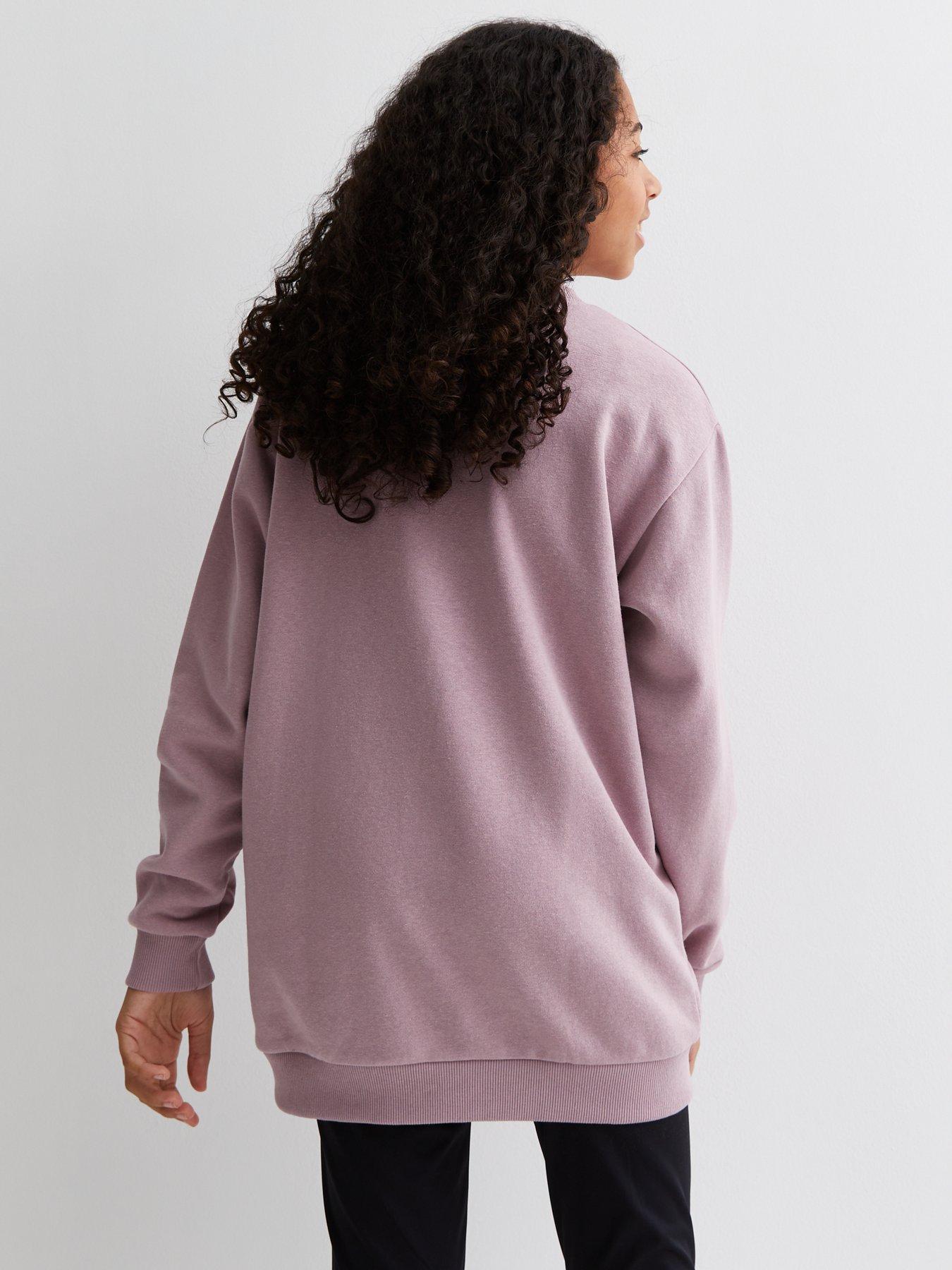 Girls Light Purple Toronto Long Logo Sweatshirt