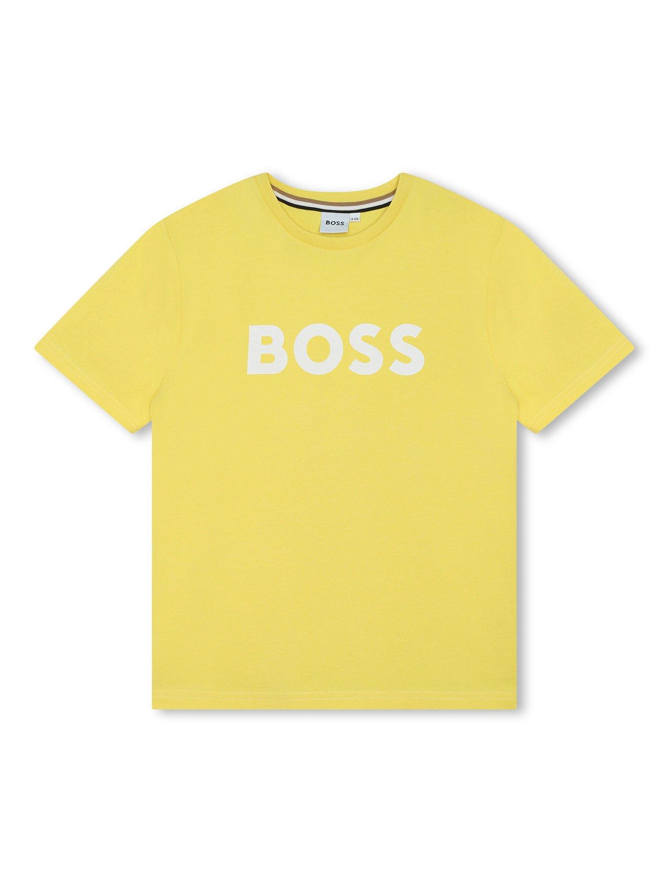 boss-boys-short-sleeve-large-logo-t-shirt-straw-yellow