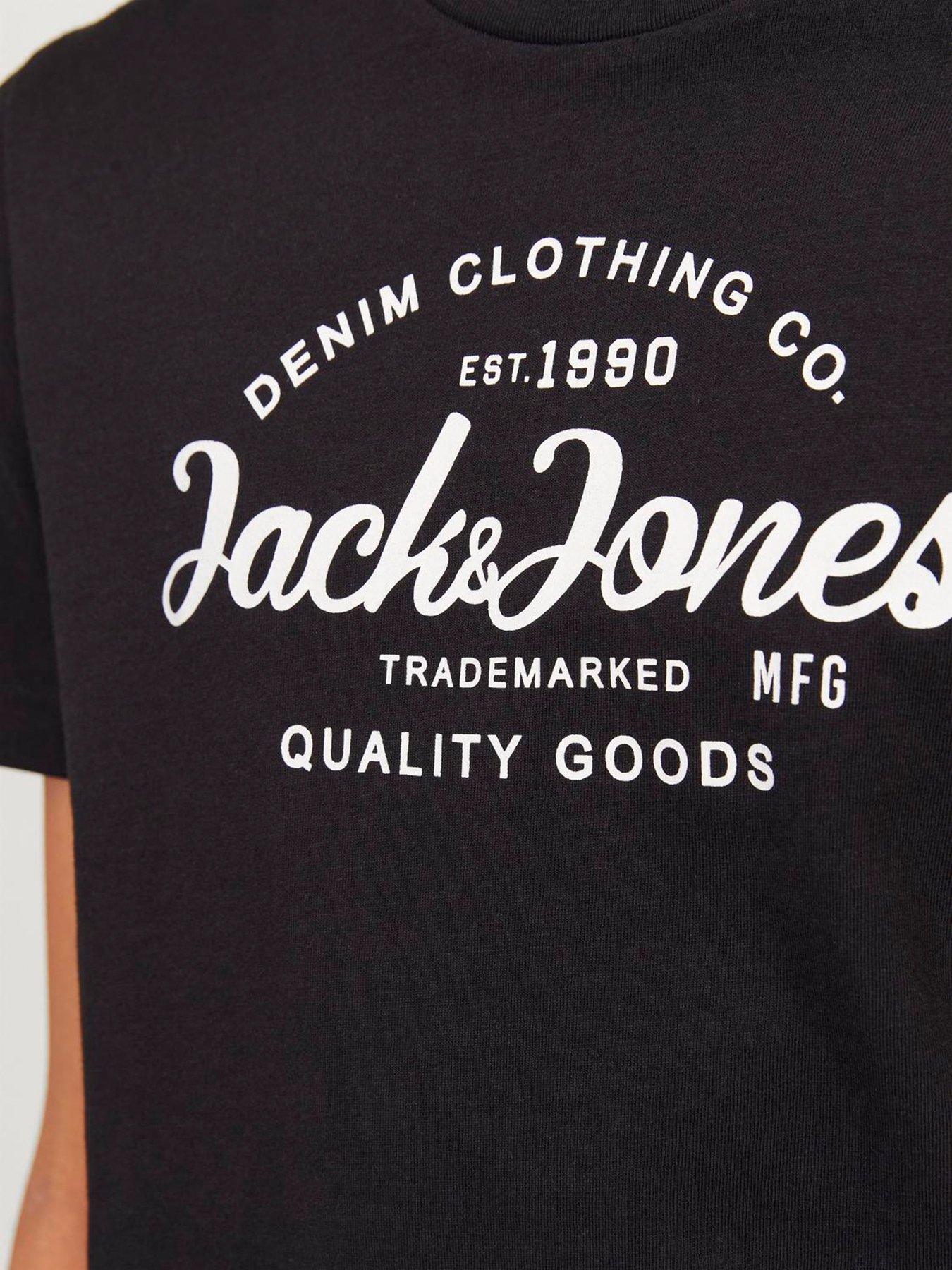 jack-jones-junior-boys-forest-short-sleeve-t-shirt-and-short-set-blackdetail