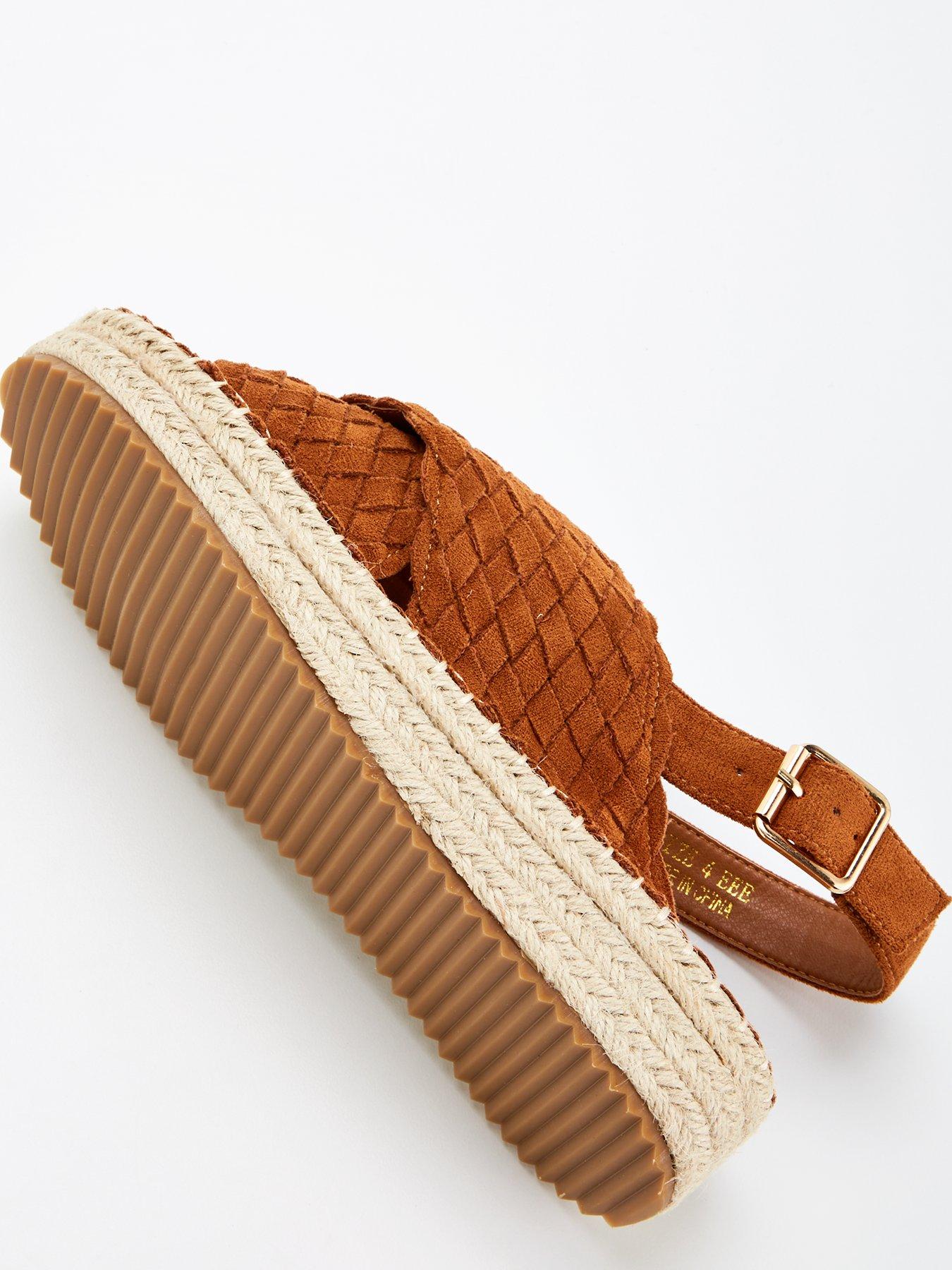 everyday-extra-wide-fit-cross-strap-wedge-sandal-browndetail