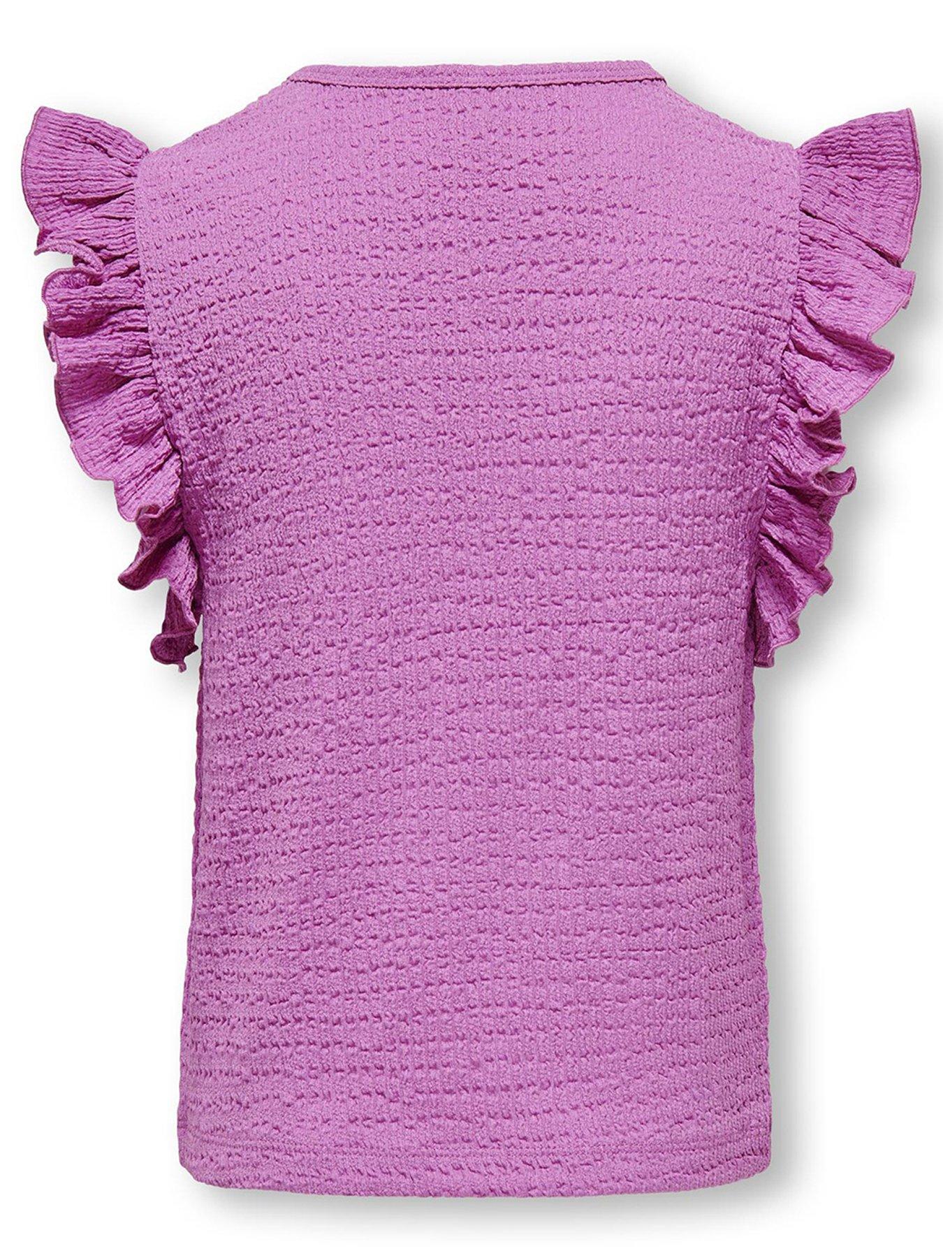 only-kids-girls-textured-woven-frill-shoulder-co-ord-top-rosebud-purpleback