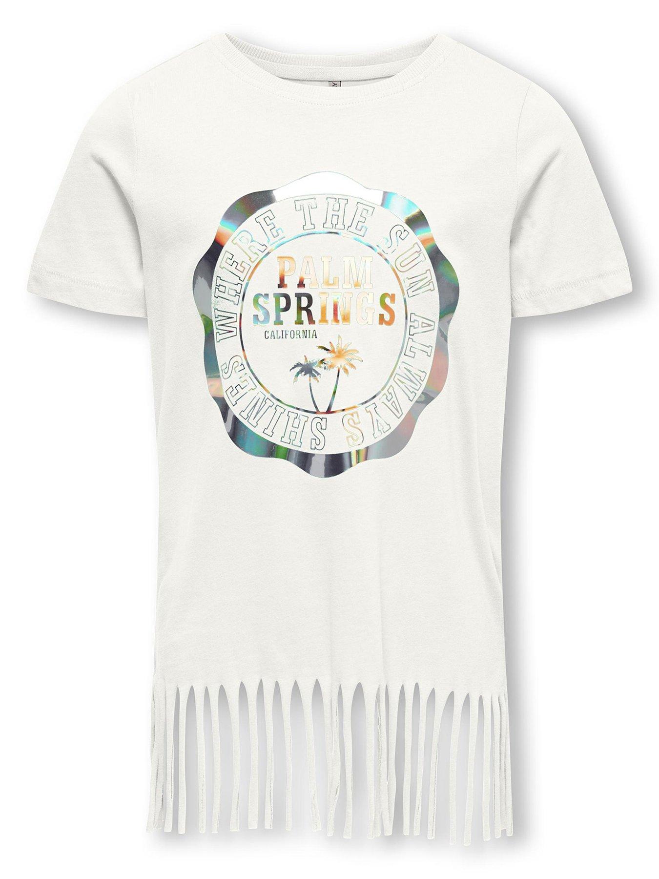 only-kids-girls-foil-print-fringe-short-sleeve-tshirt-cloud-dancer