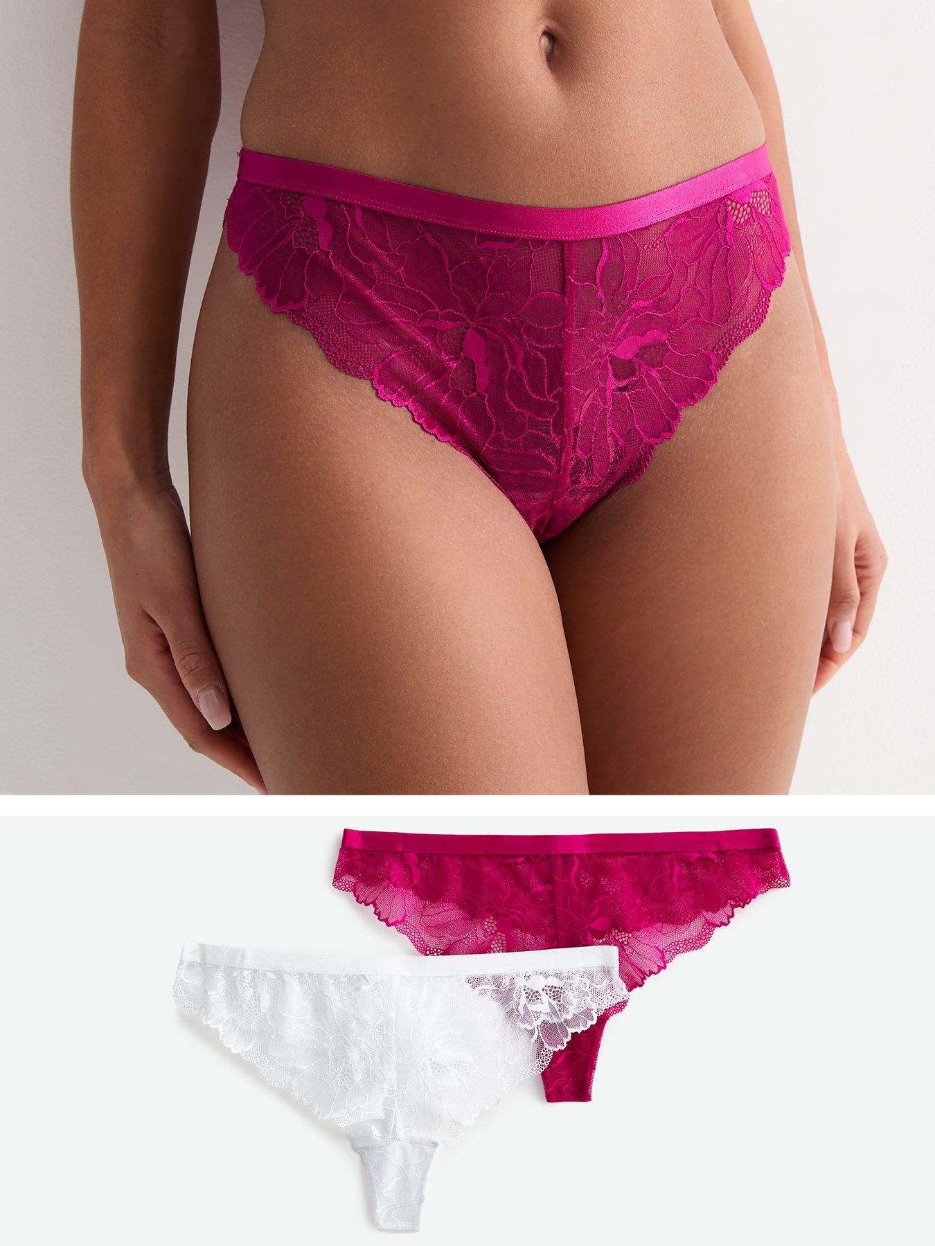 Lace Thongs Set of Three