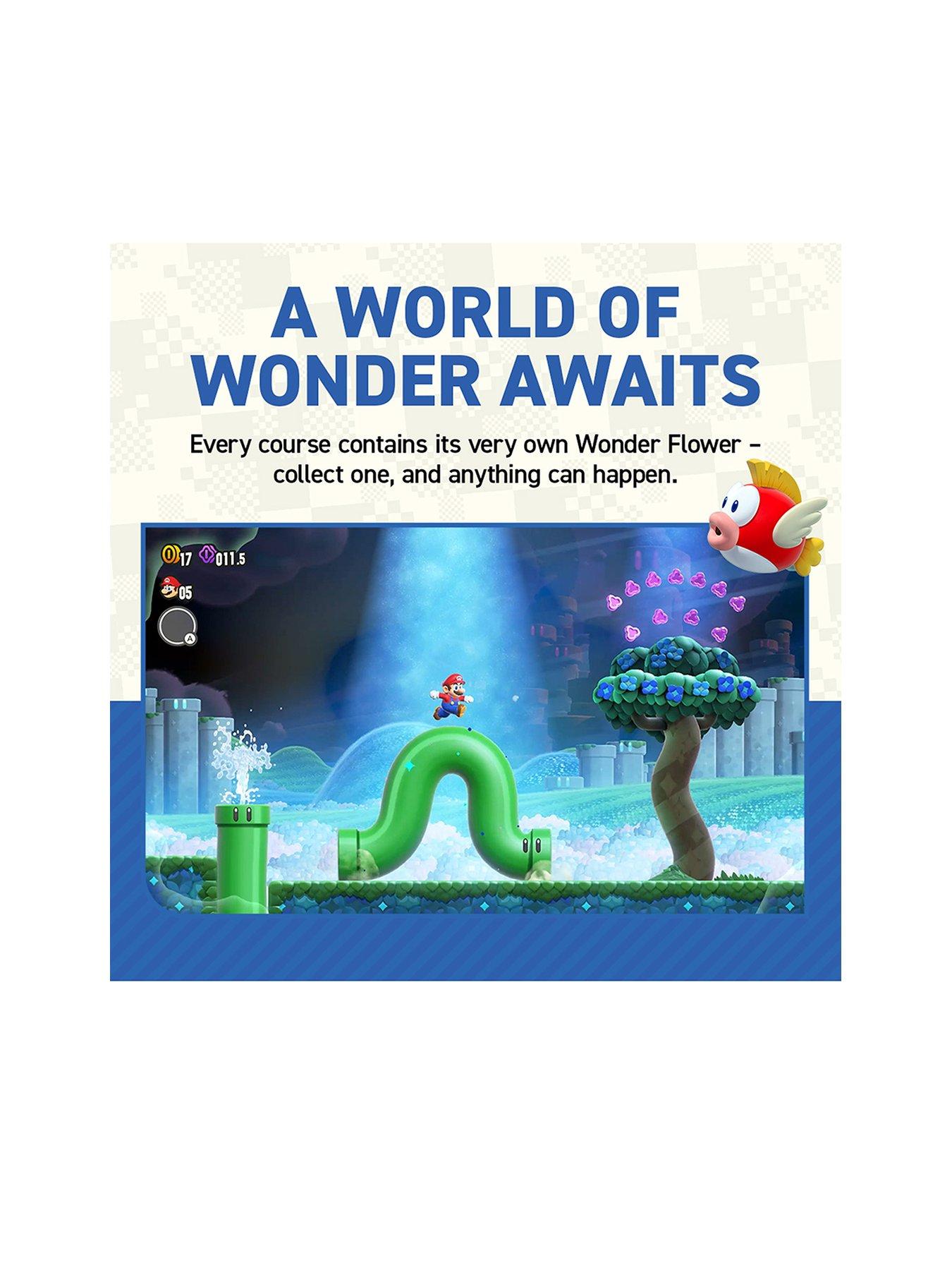 Image 2 of 4 of Nintendo Switch Nintendo Switch Neon With Super Mario Bros Wonder &amp; Sonic Superstars