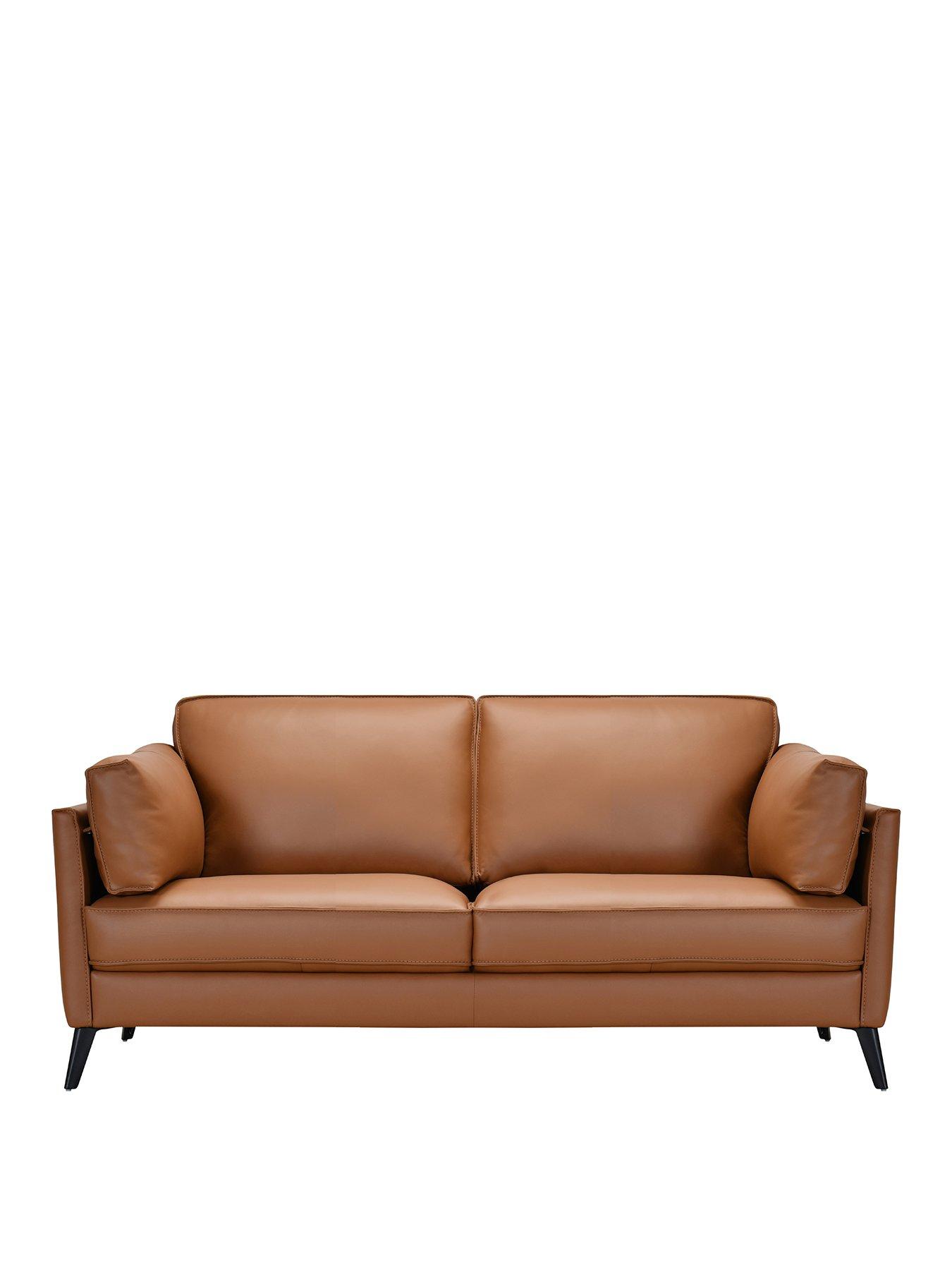 Image 2 of 5 of The Very Collection New Sasha 2 Seater Leather/Faux Leather Sofa