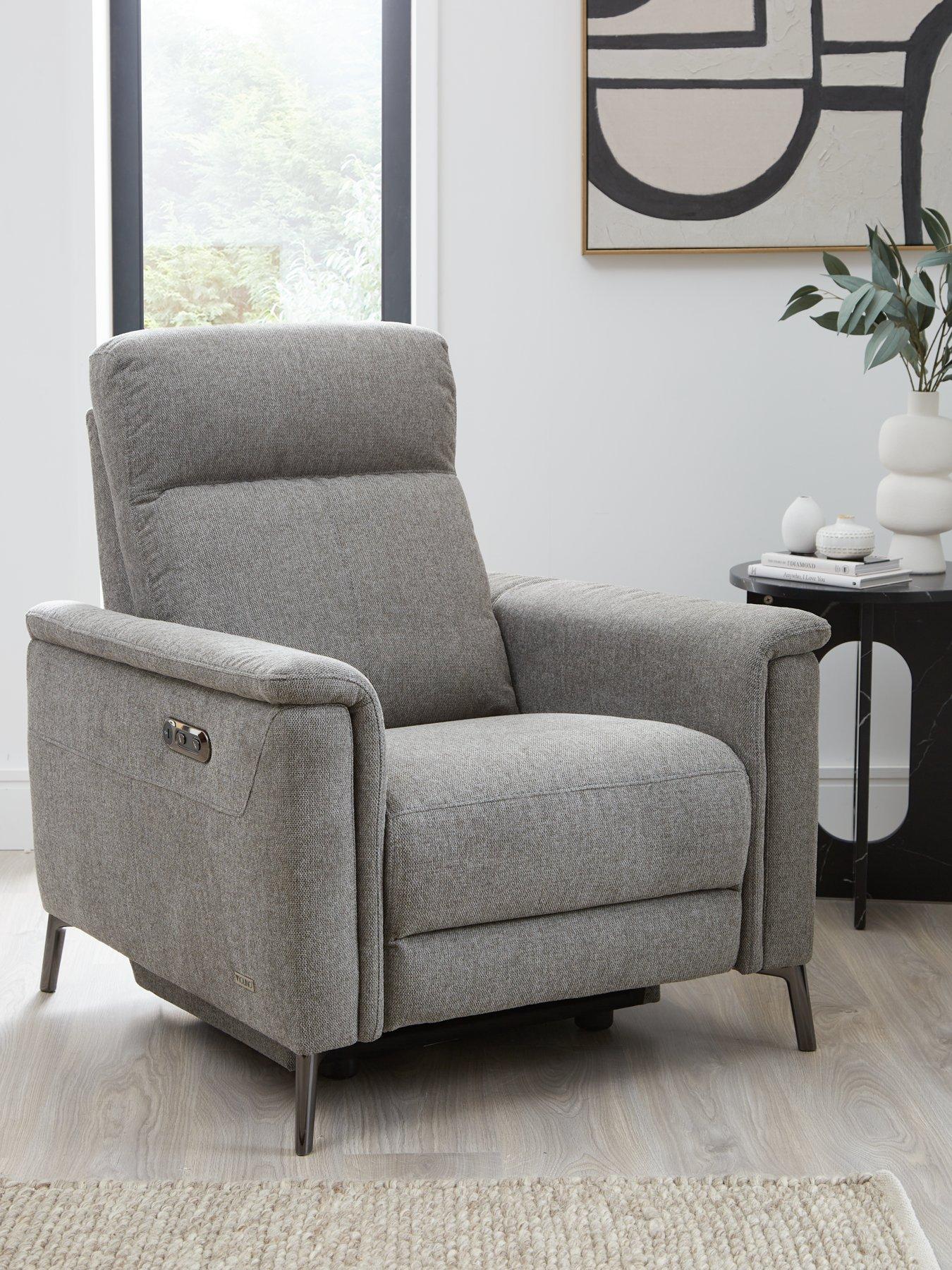 very-home-bradley-fabric-power-recliner-armchair-with-usb-port-greyfront