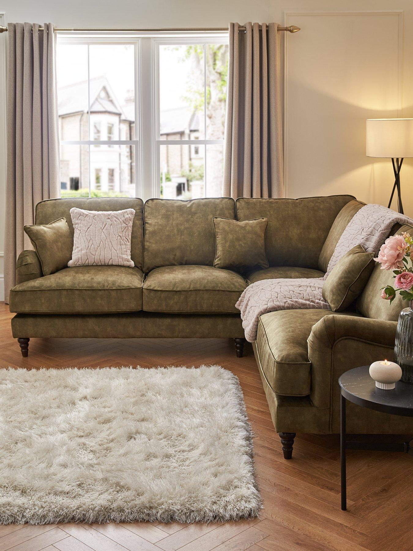 very-home-hariott-fabric-corner-group-sofa