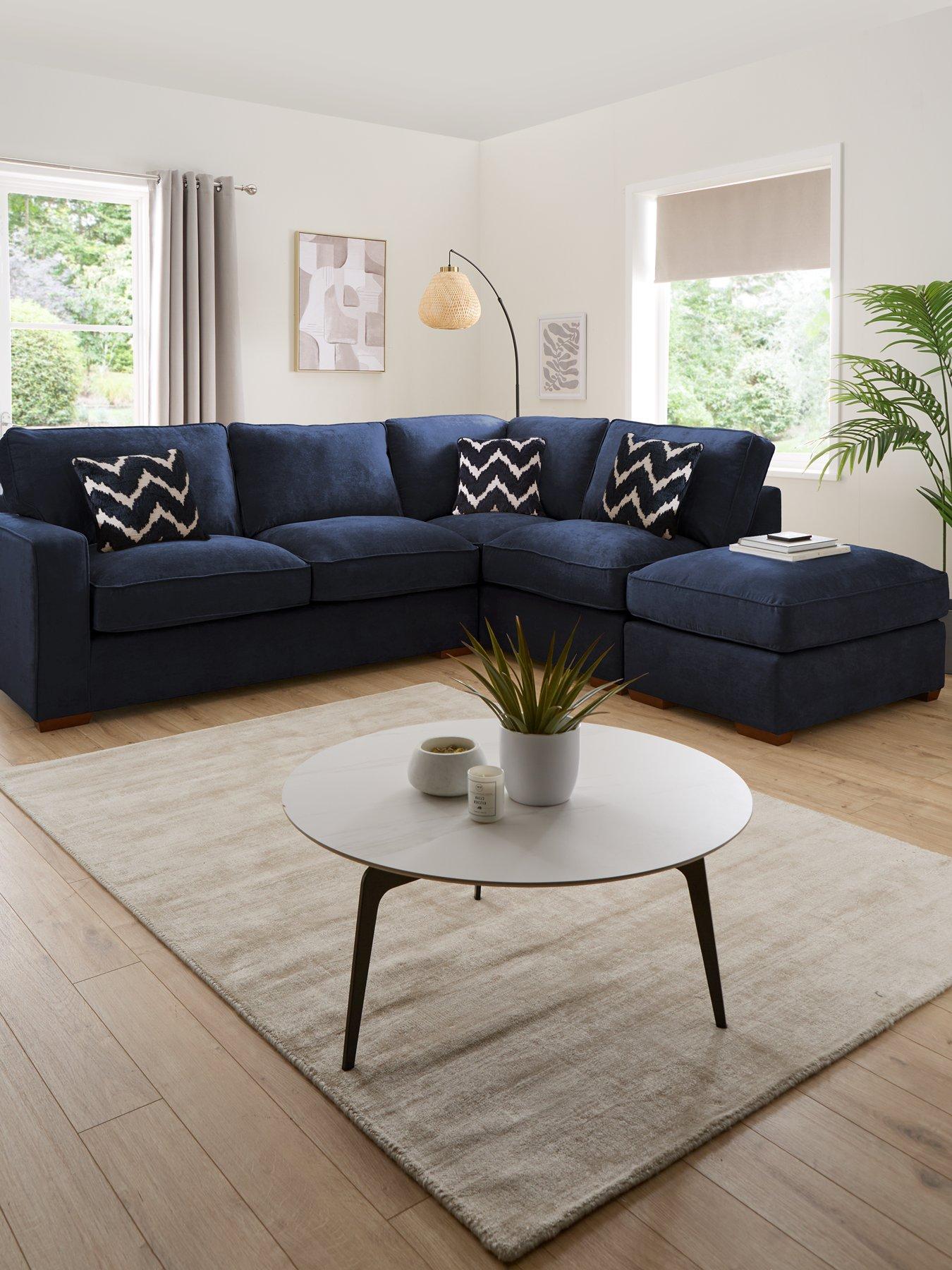 The Very Collection Jenna Right Hand Fabric Corner Chaise - Made to Order in the UK
