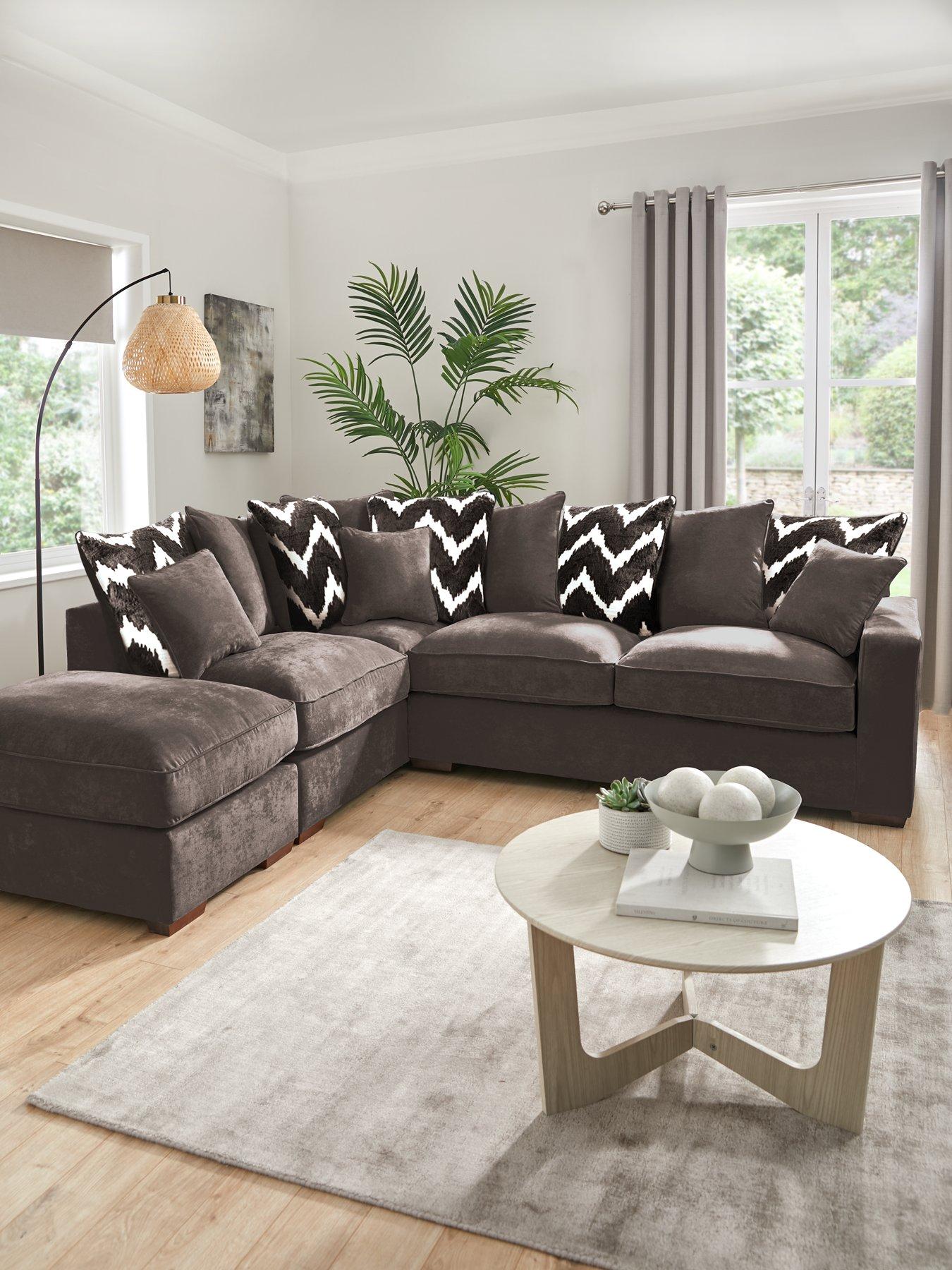 very-home-jenna-left-hand-scatter-corner-chaise-sofa