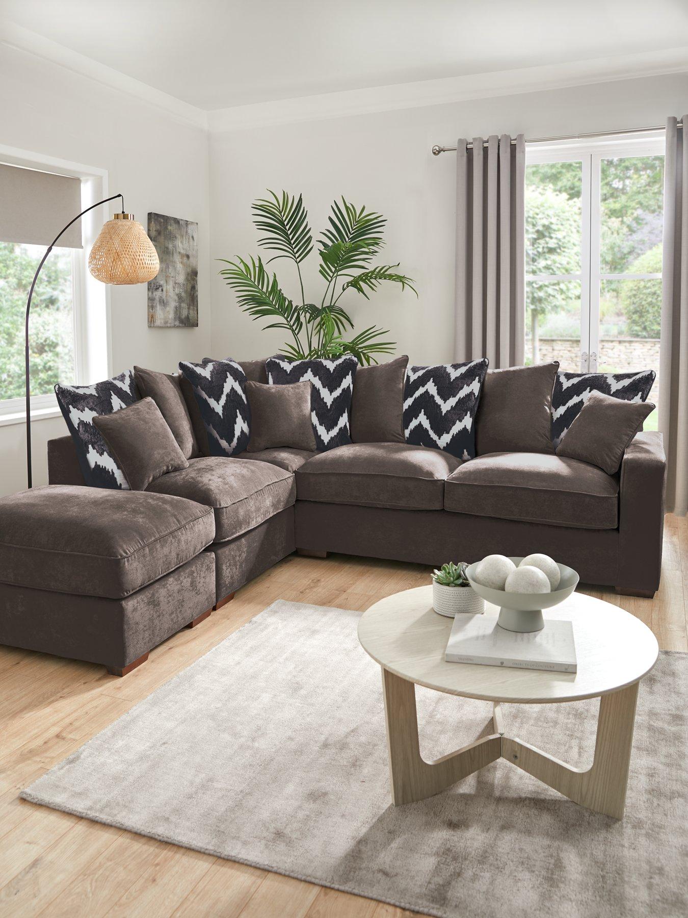 The Very Collection Jenna Left Hand Scatter Corner Chaise Sofa - Made to Order in the UK
