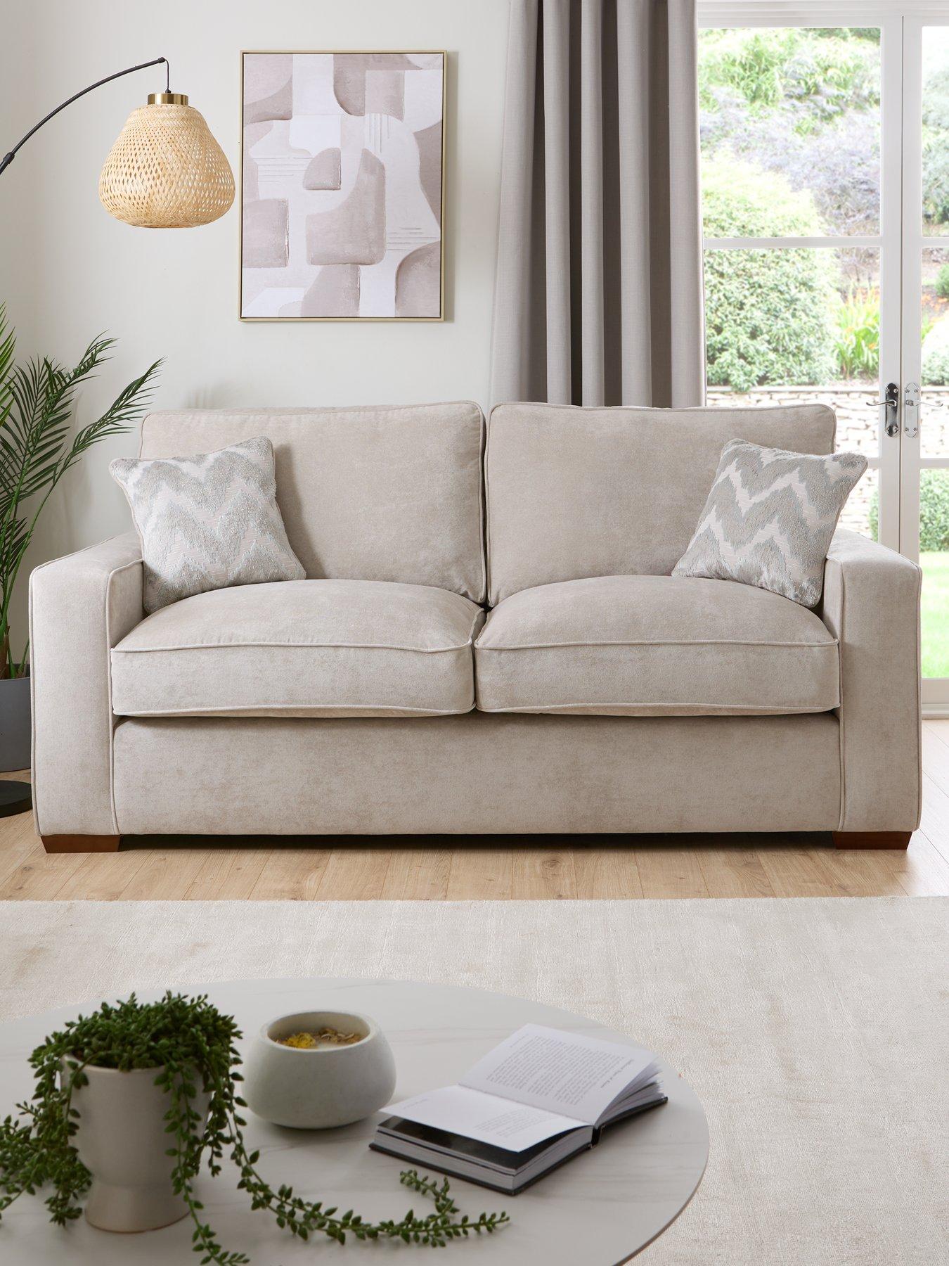 The Very Collection Jenna 3 Seater Fabric Sofa - Made to Order in the UK