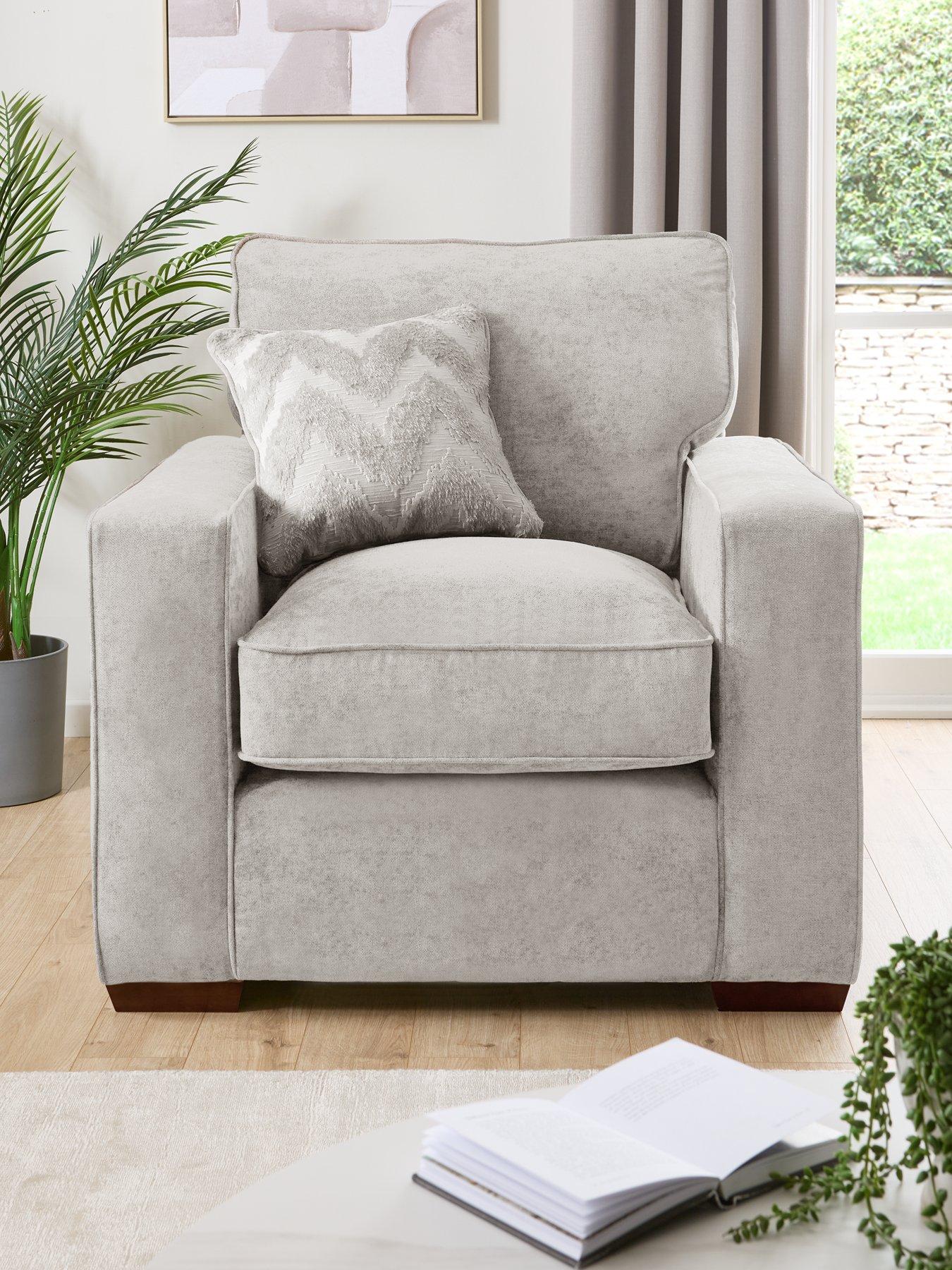 Very Home Jenna Fabric Armchair - Made to Order in the UK