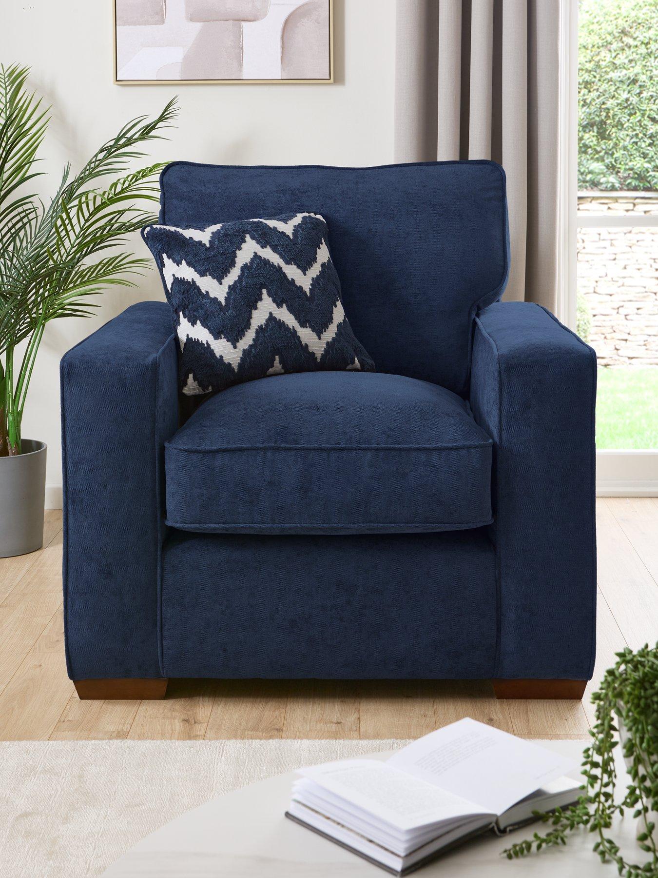 Very Home Jenna Fabric Armchair - Made to Order in the UK