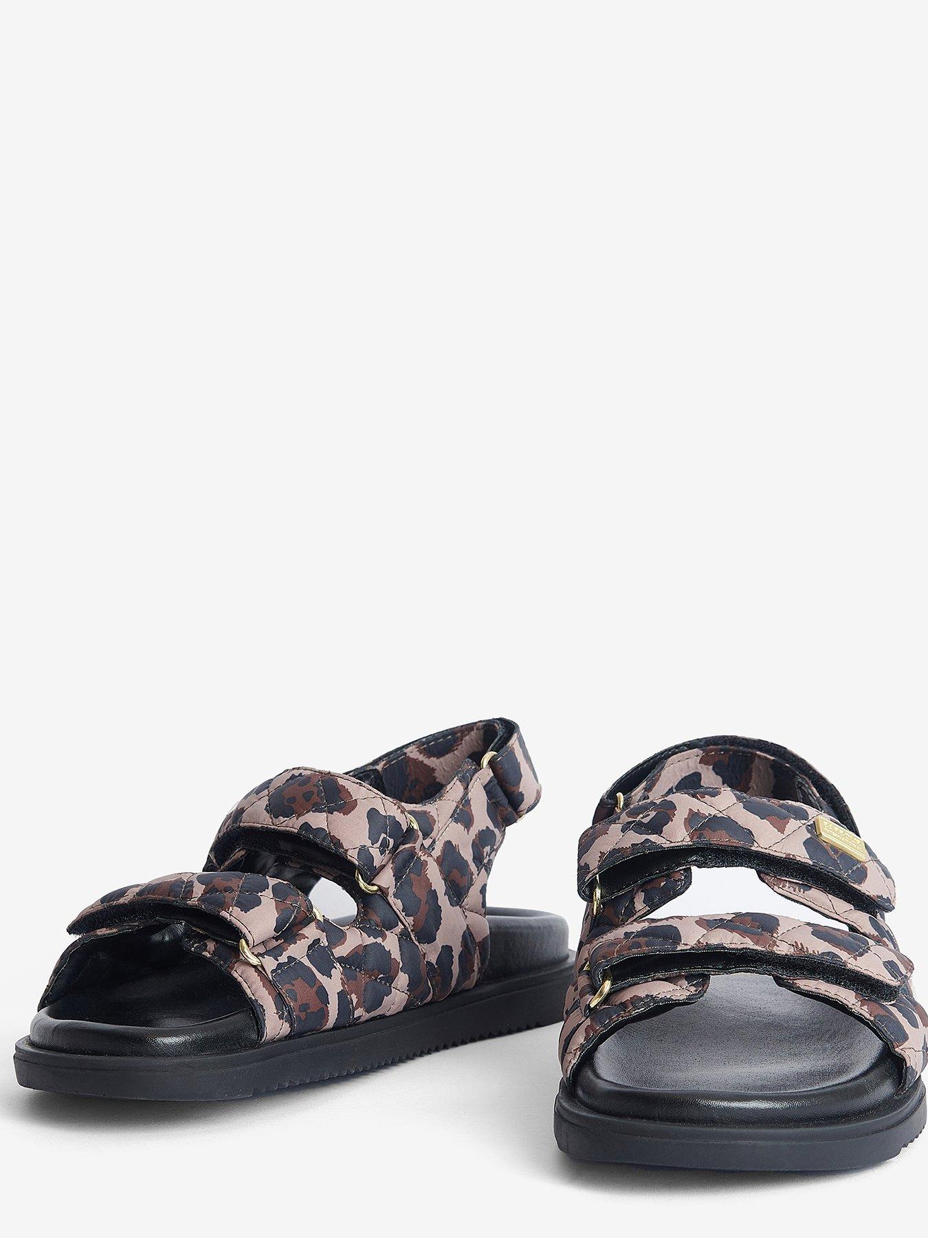 barbour-international-soules-double-strap-animal-printnbspsandals-multistillFront