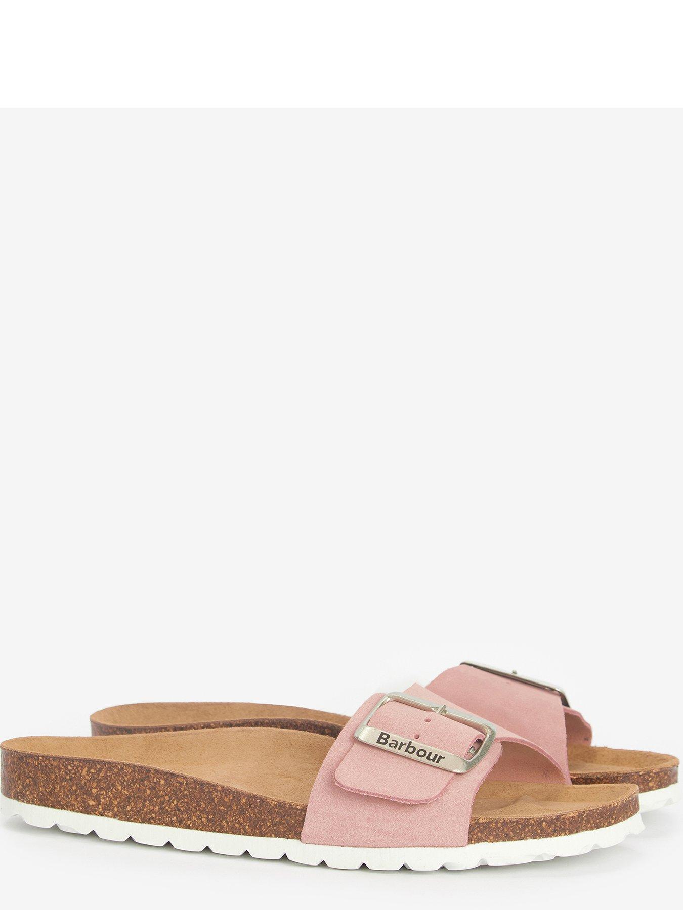 barbour-benton-slide-sandal-pinkstillFront