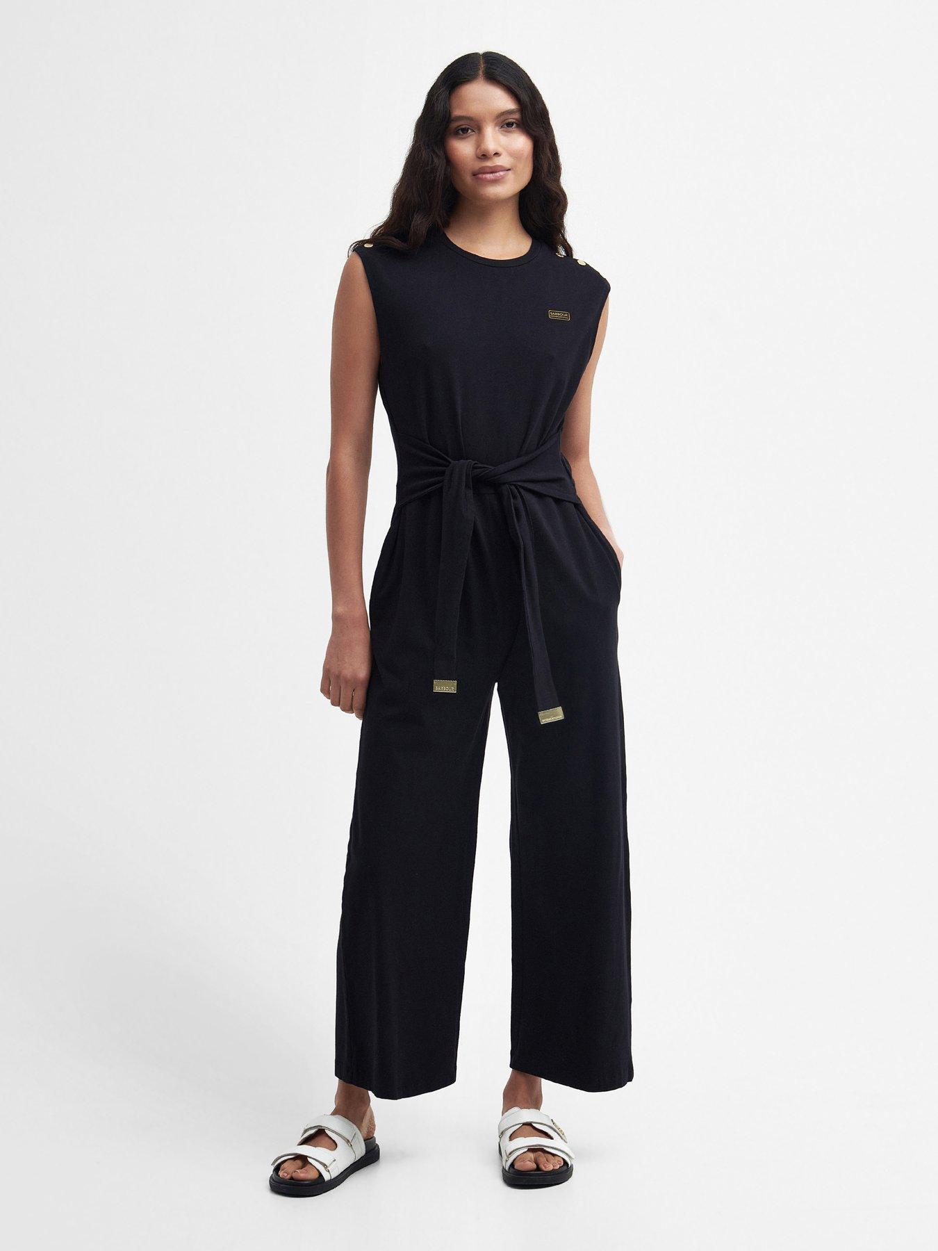 Nike Sportswear Women's Short-Sleeve Jersey Jumpsuit. UK