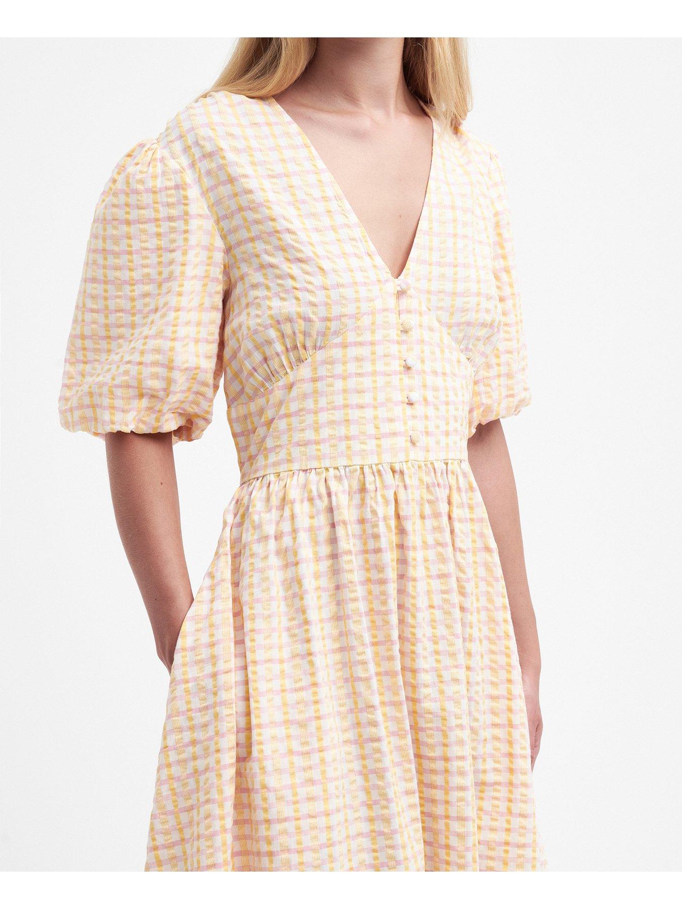 barbour-belmont-maxi-dress-pinkdetail