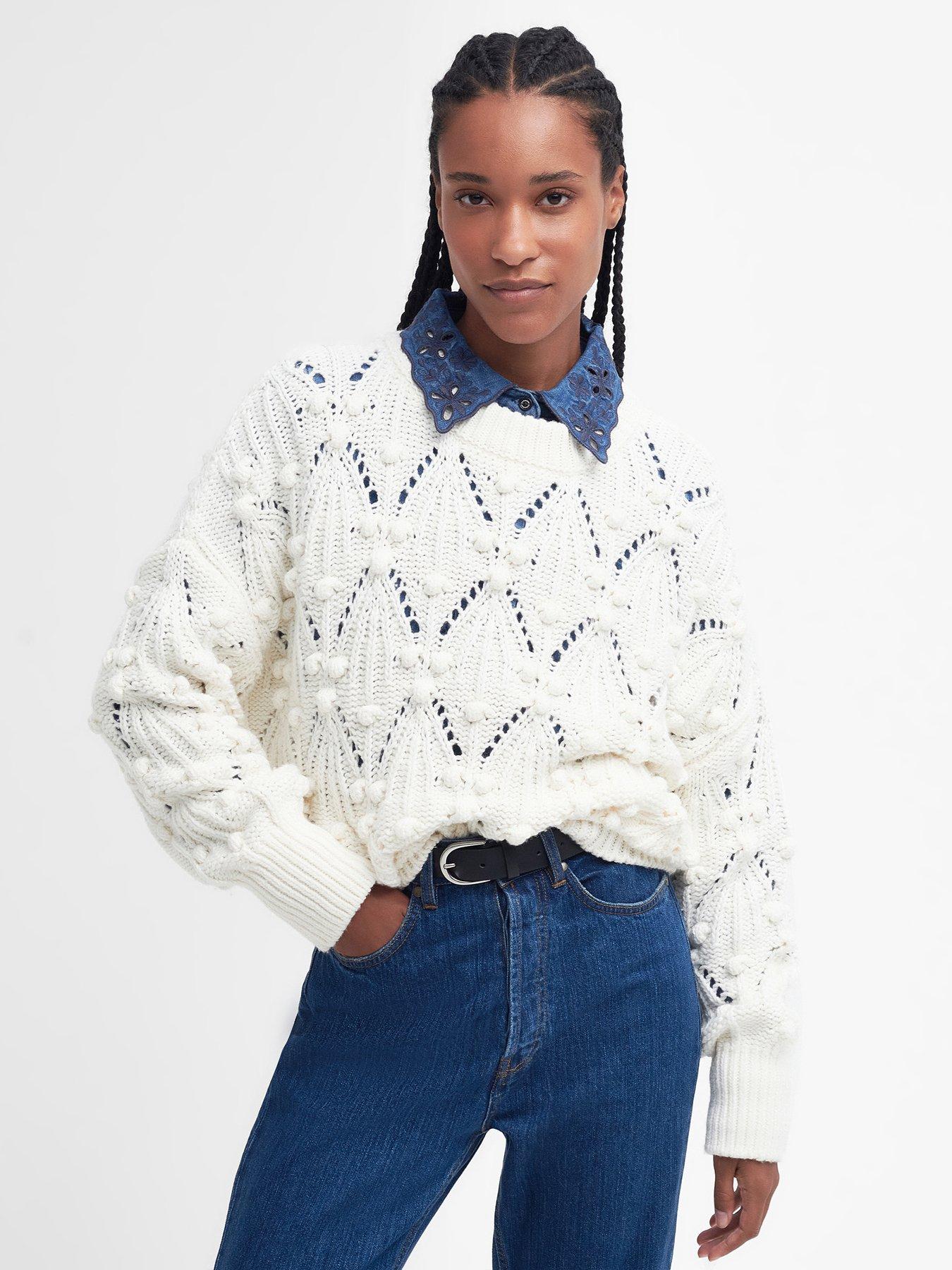 Barbour store cream jumper