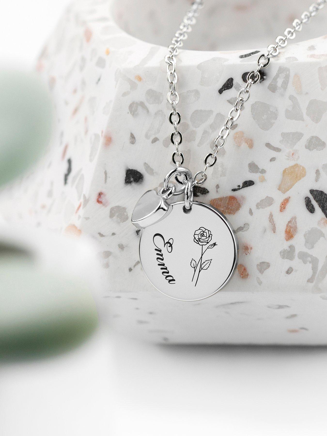 treat-republic-personalised-birth-flower-heart-and-disc-necklace-silverback