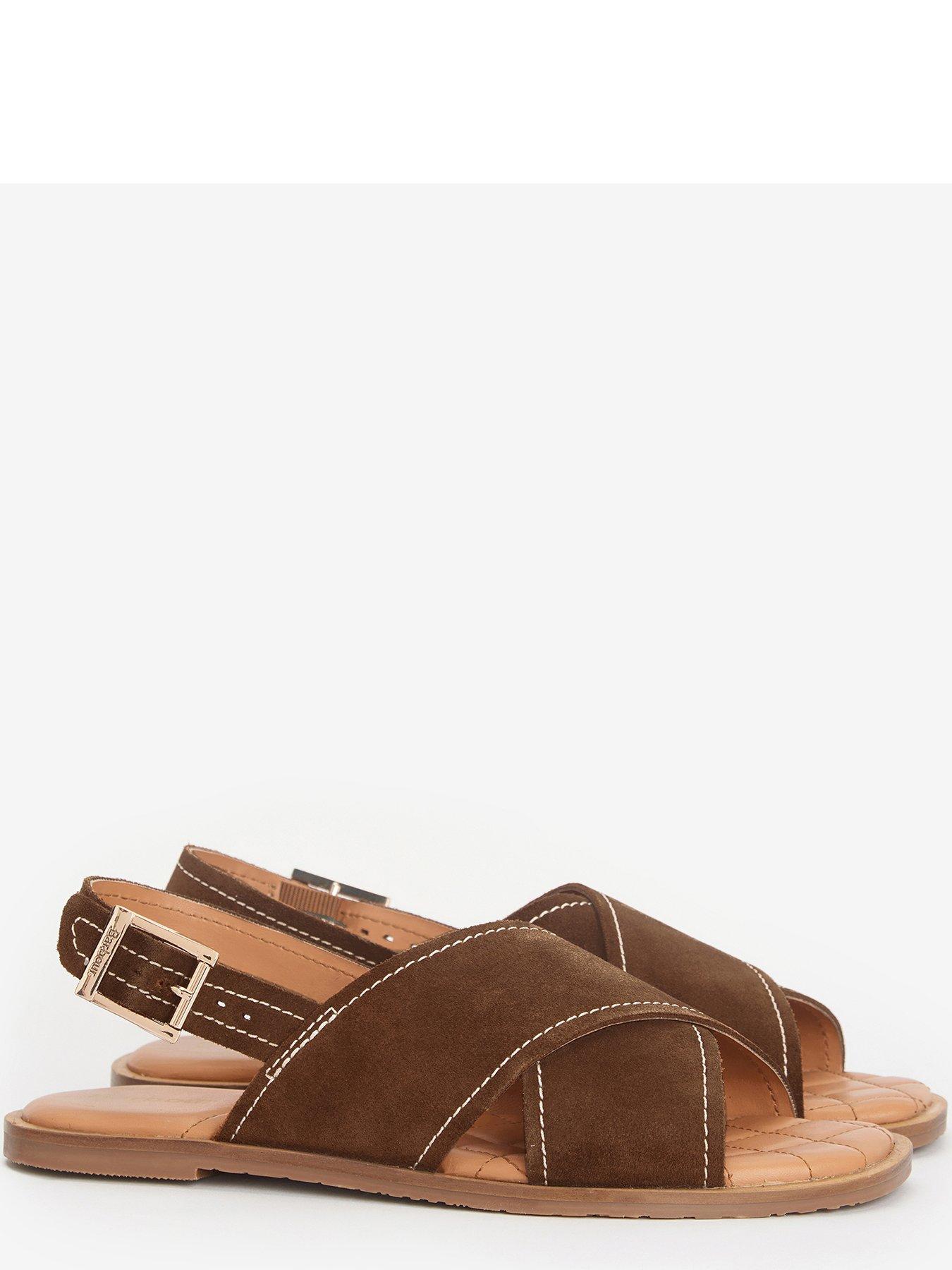 barbour-annie-cross-over-sandal-brownstillFront