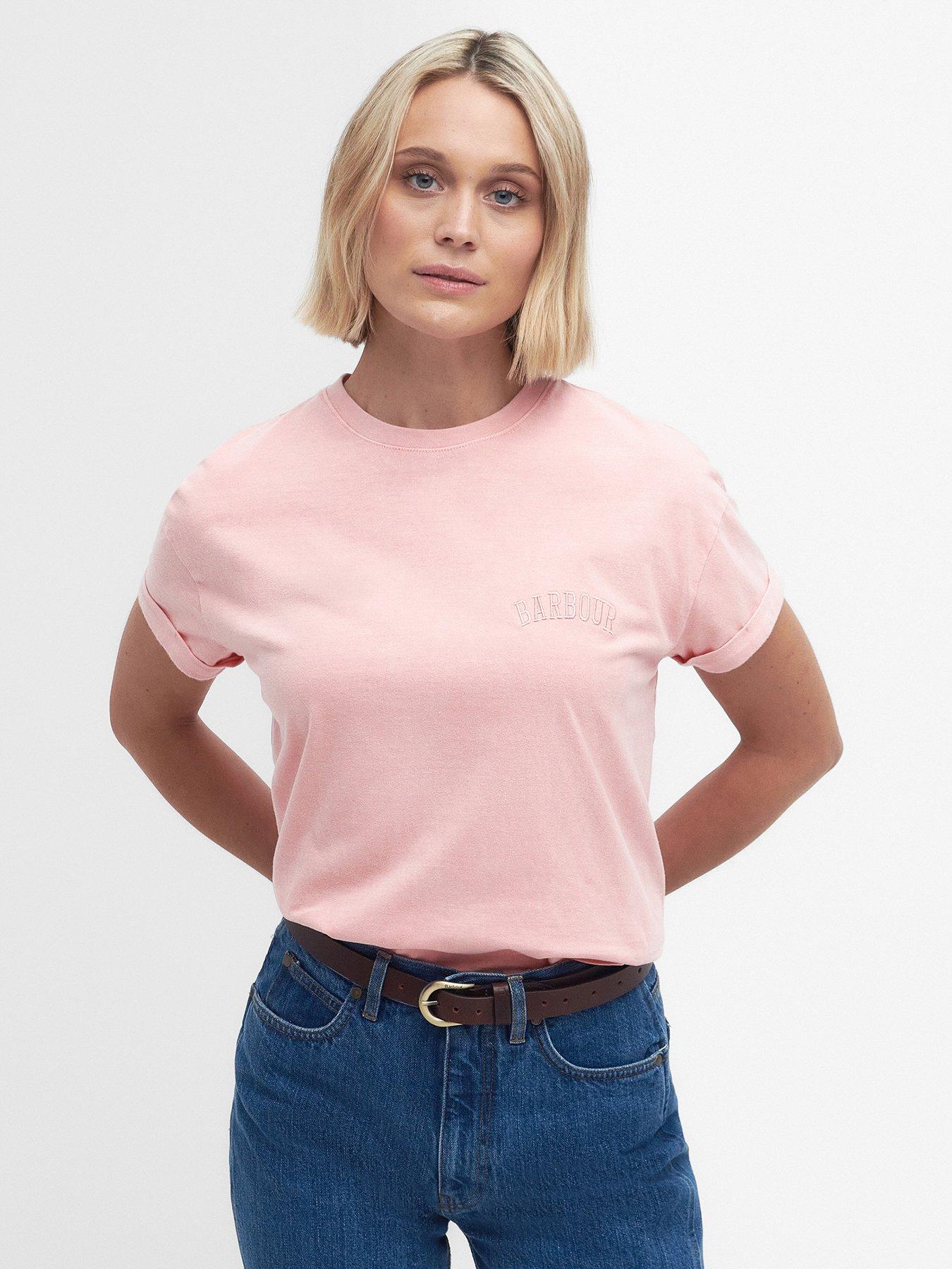 Barbour Sandgate T shirt Pink Very Ireland