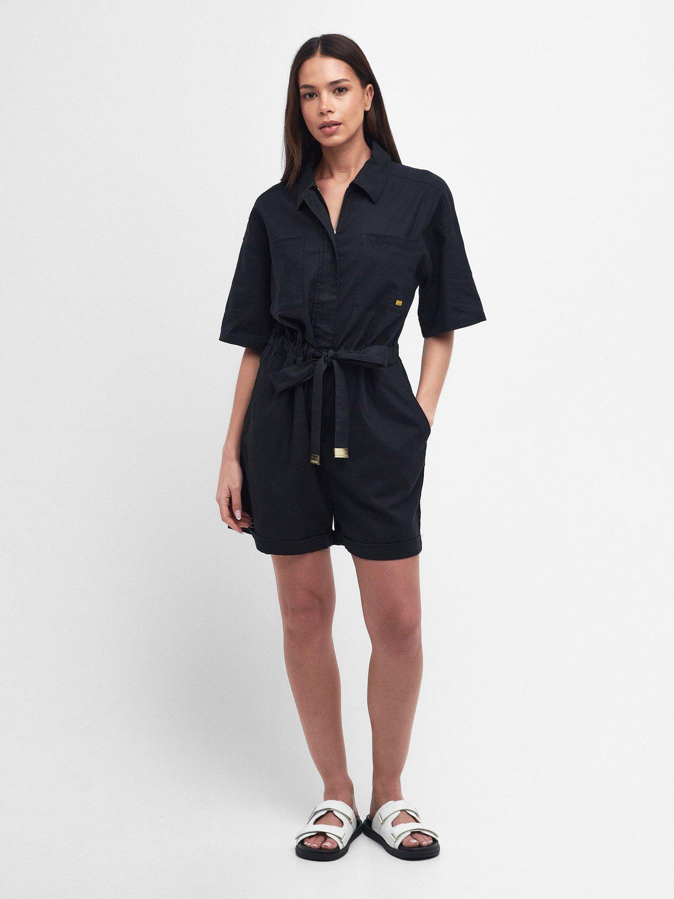 barbour-international-rosell-linen-blend-playsuit-blackback