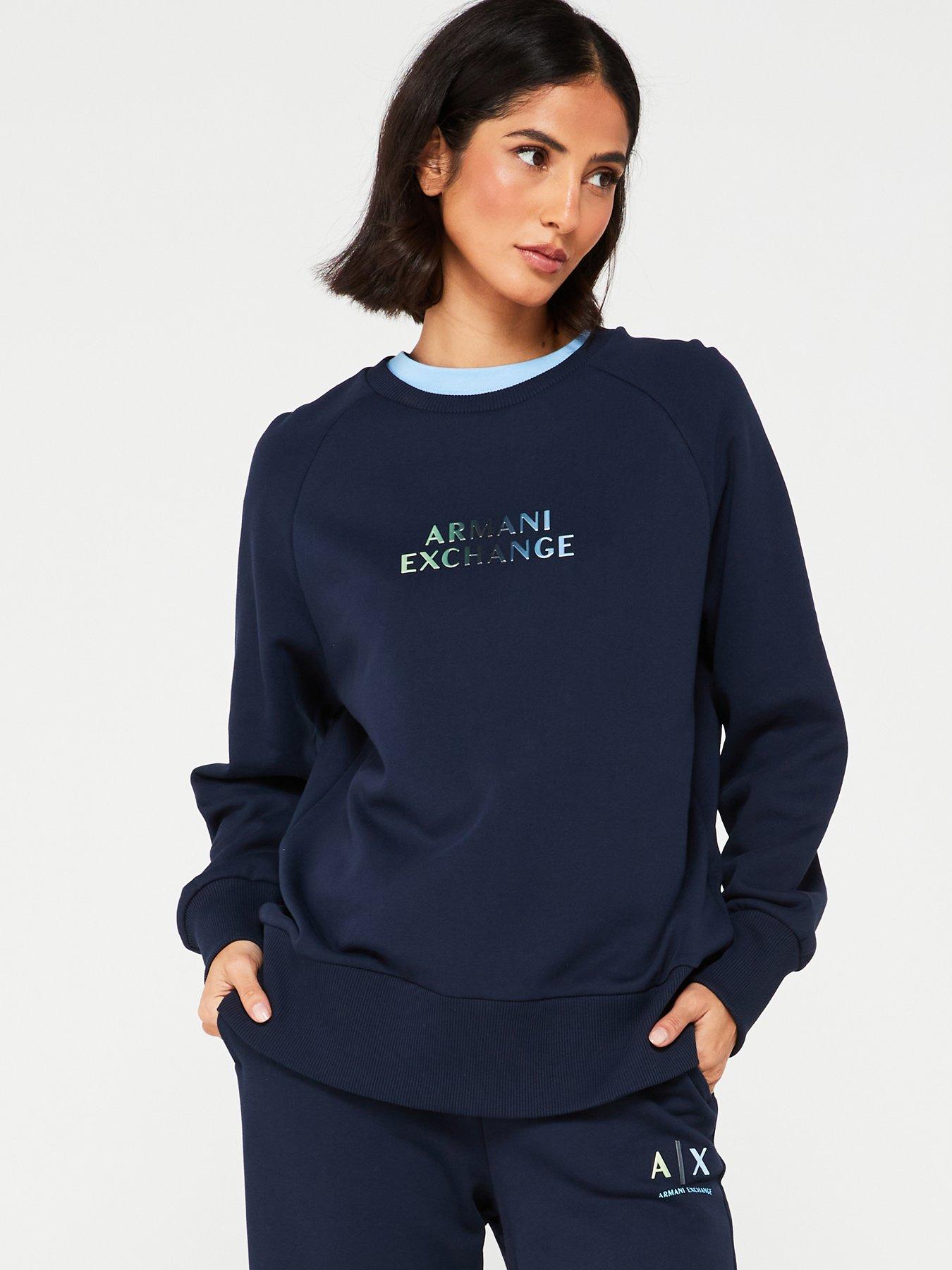 armani-exchange-irridescent-logo-oversized-sweat-navy