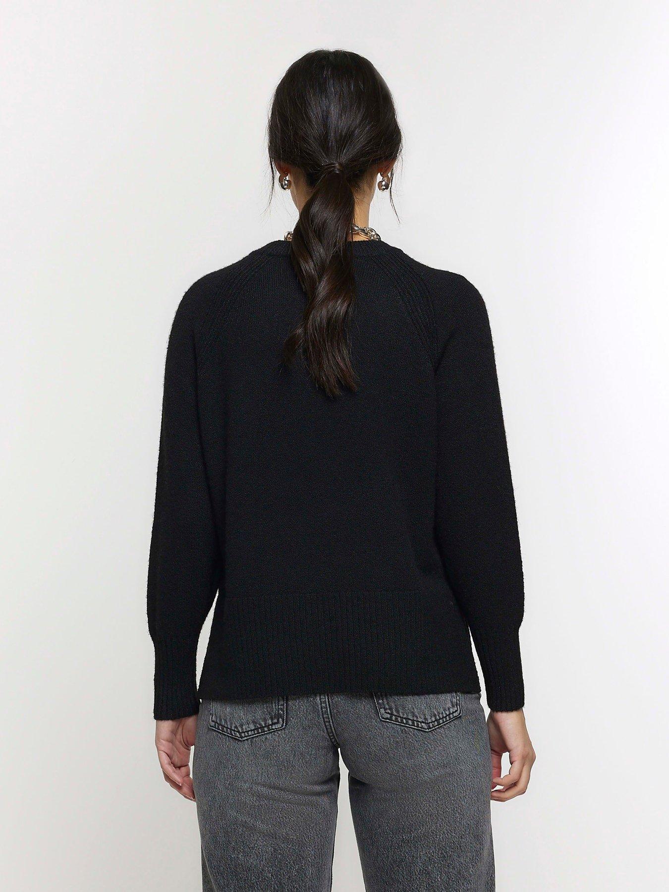 River Island Batwing Jumper Black Very Ireland