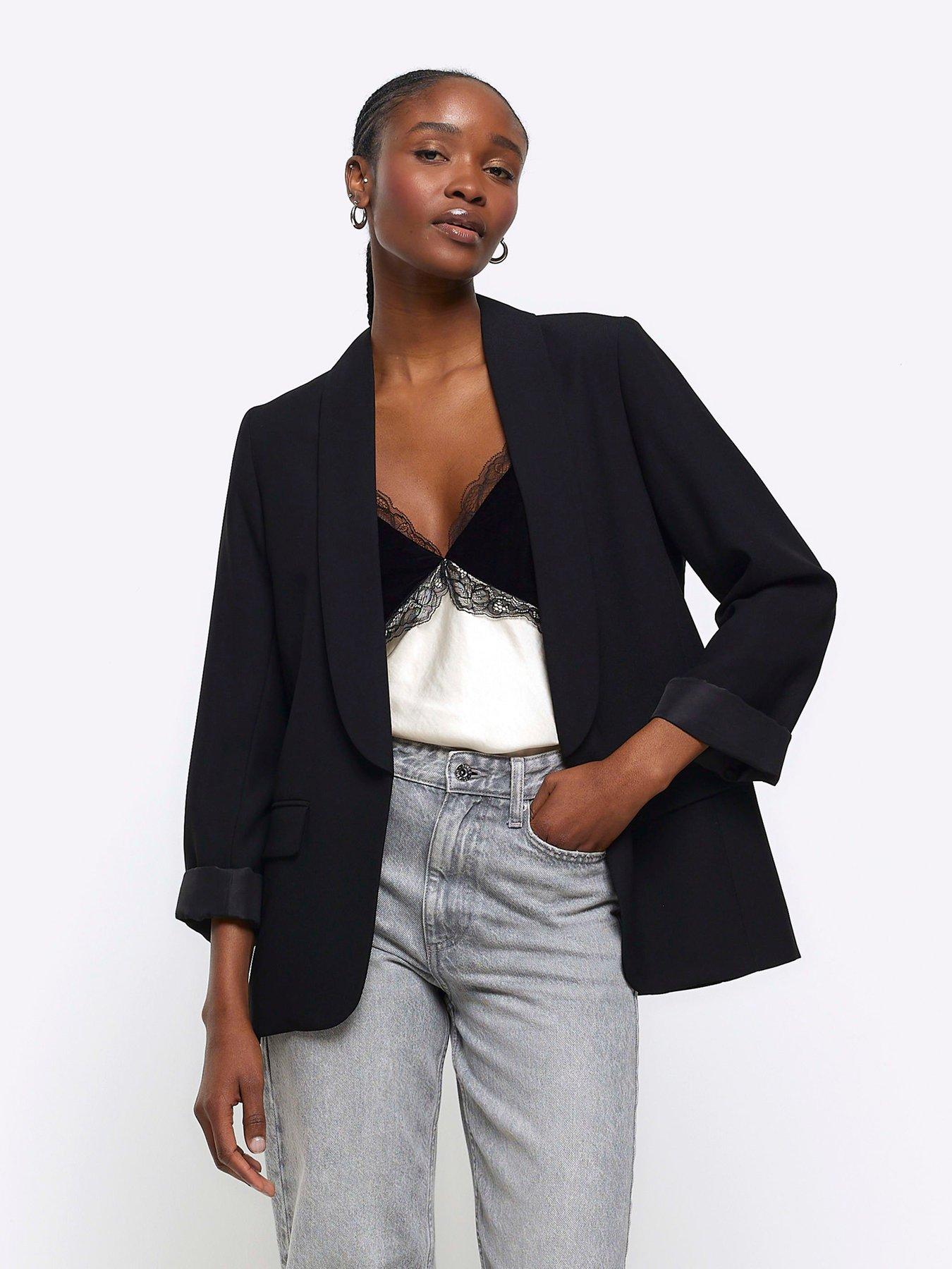 river-island-crepe-blazer-black