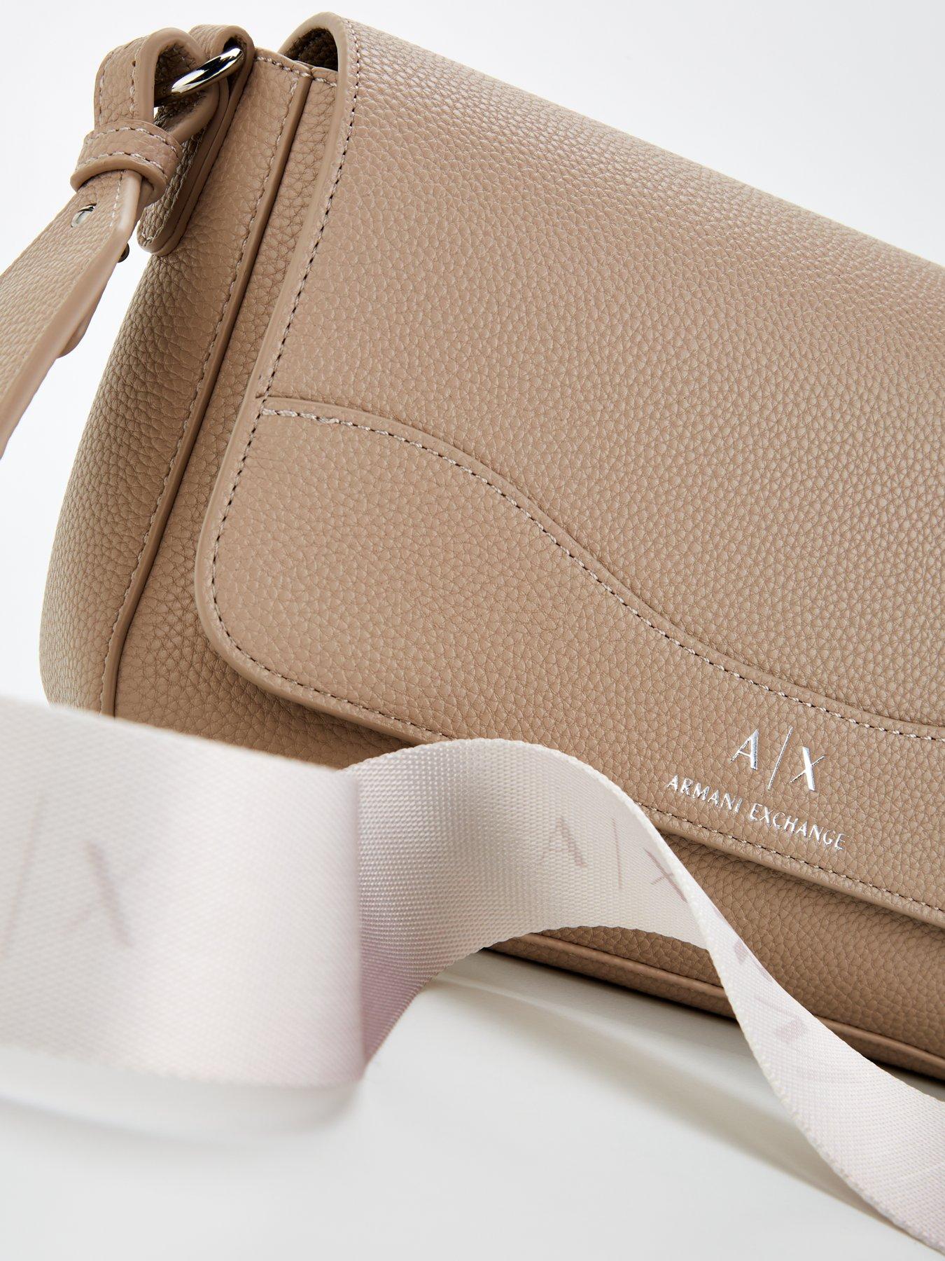 armani-exchange-logo-strap-crossbody-beigeoutfit