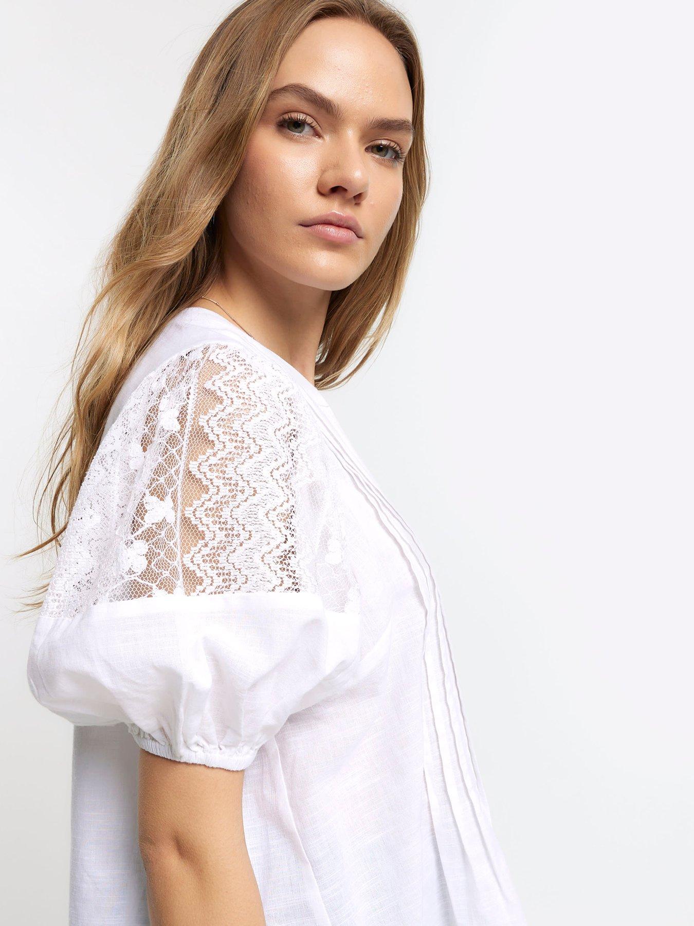 river-island-lace-insert-blouse-whiteoutfit