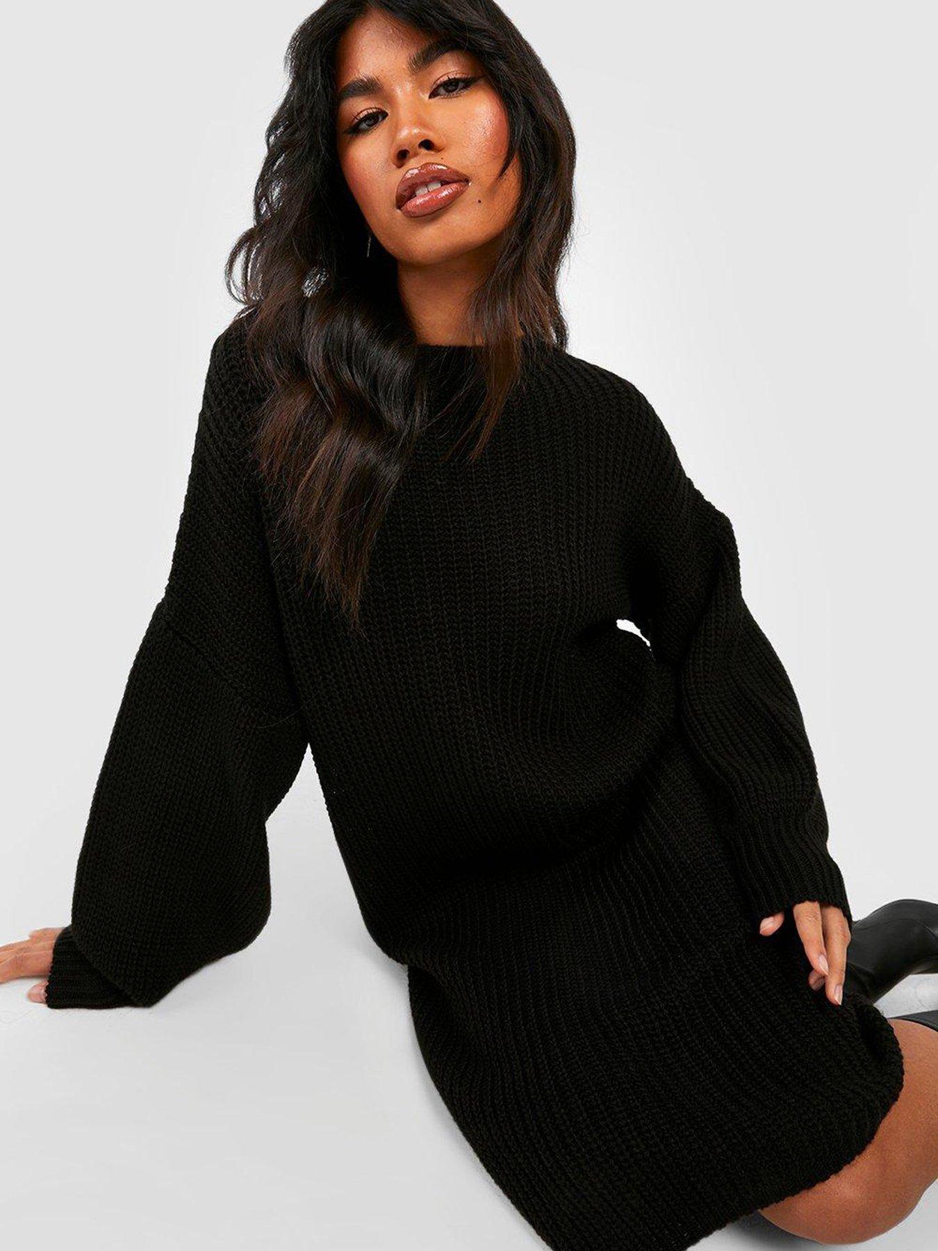 boohoo-balloon-sleeve-knit-maxi-dress-blackback