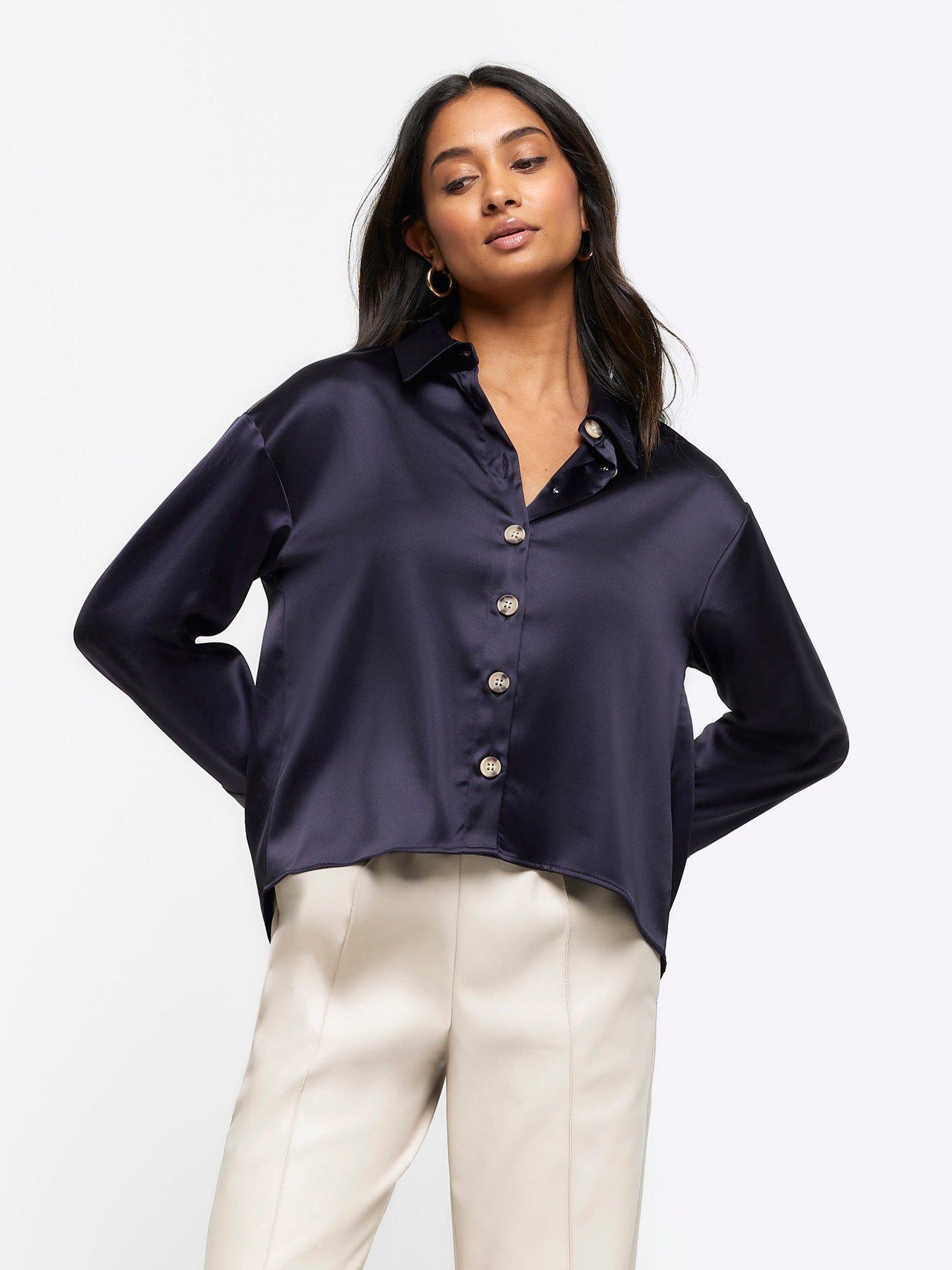 river-island-satin-shirt-navy