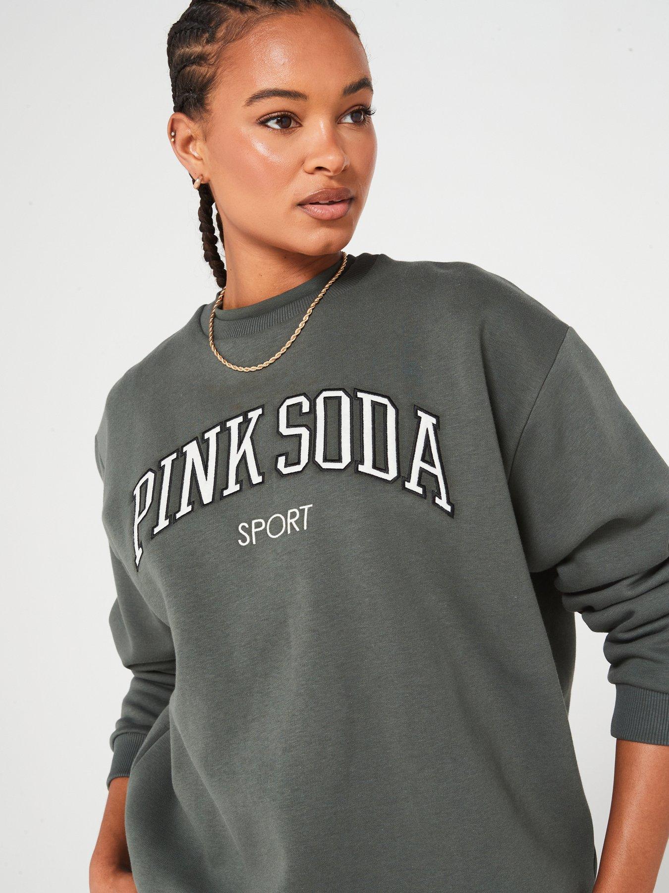 pink-soda-womens-liberty-crew-sweatnbsp--greenoutfit