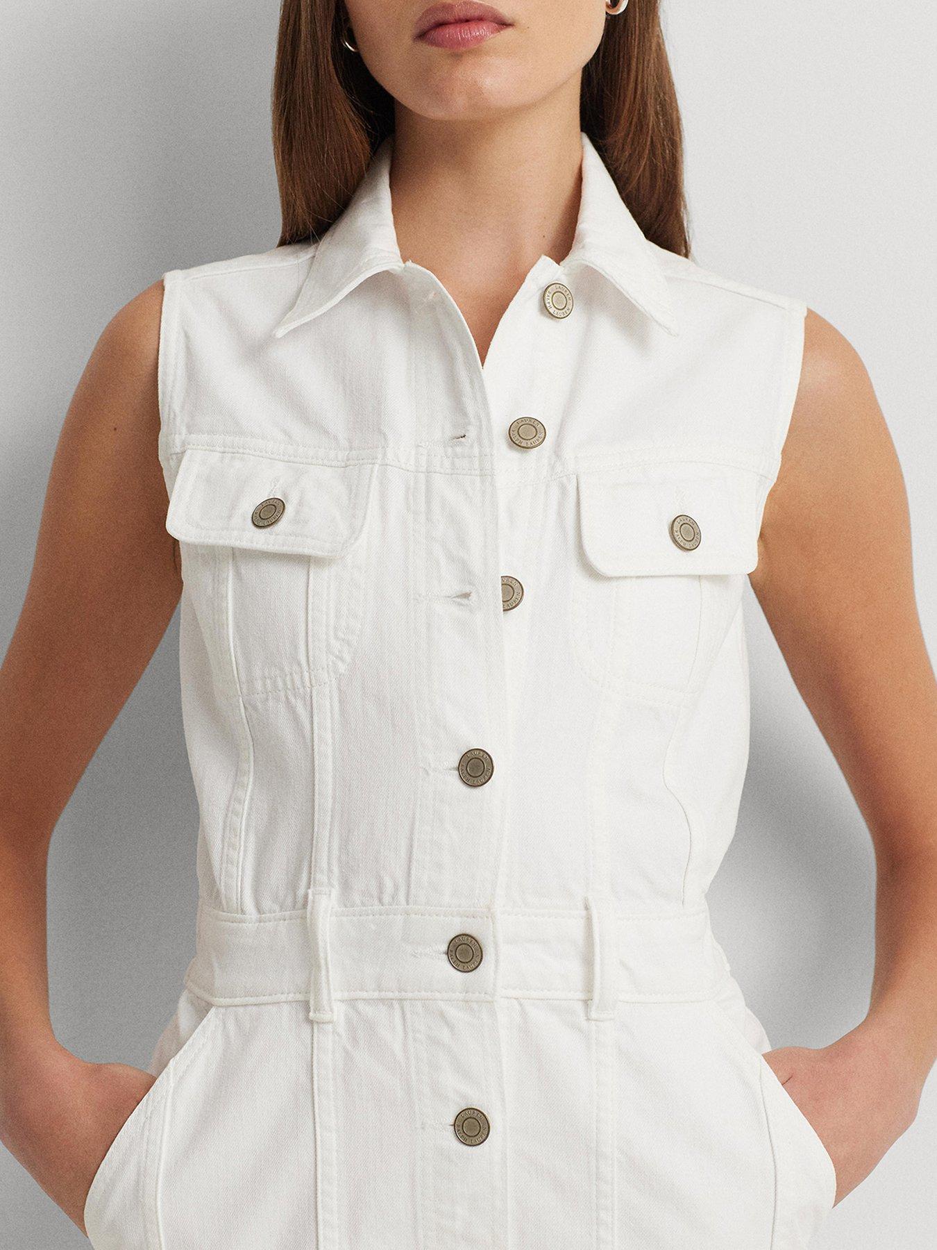 lauren-by-ralph-lauren-katelin-sleeveless-denim-dress-whiteoutfit