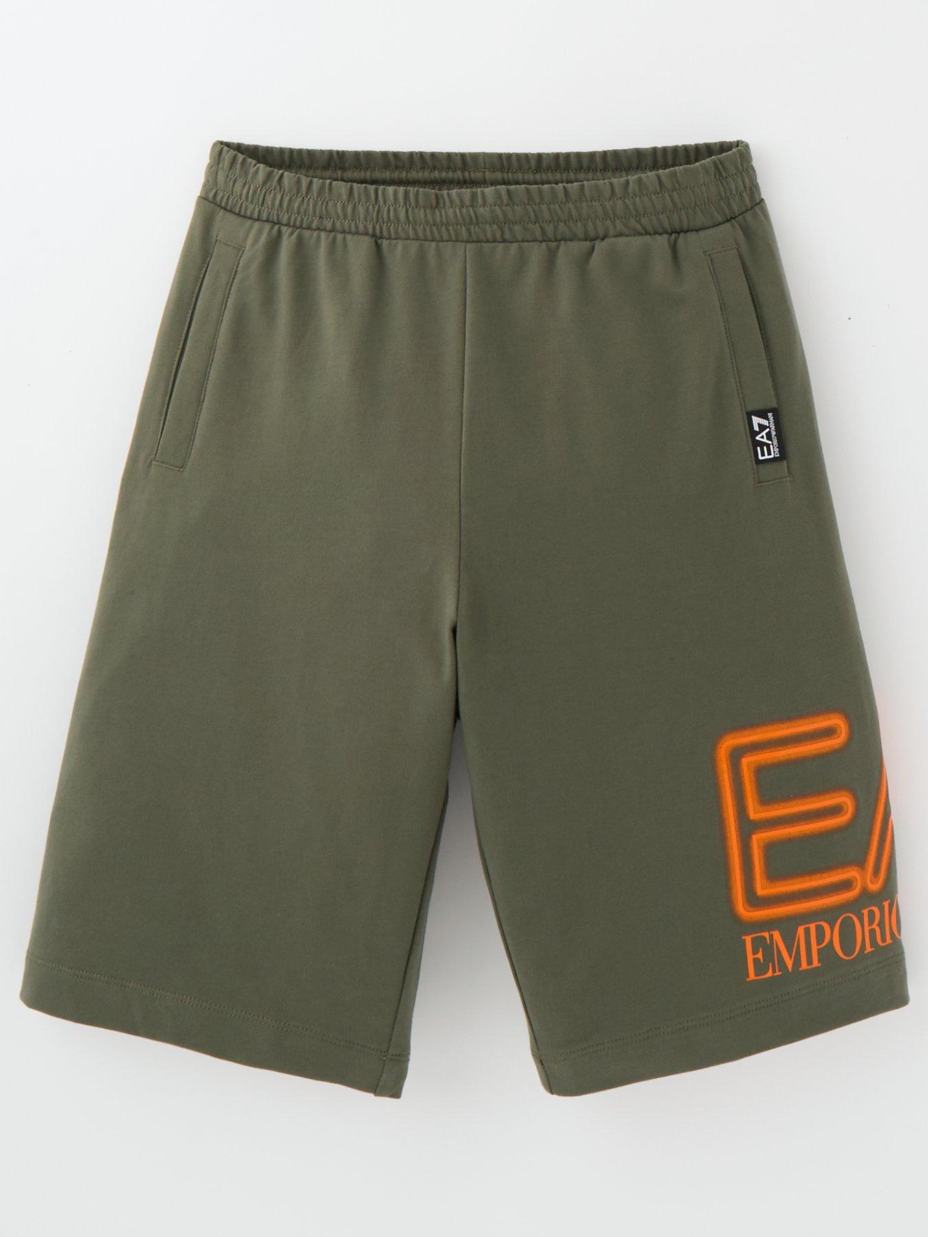 EA7 Emporio Armani Boys Core Id Jog Shorts Navy Very Ireland