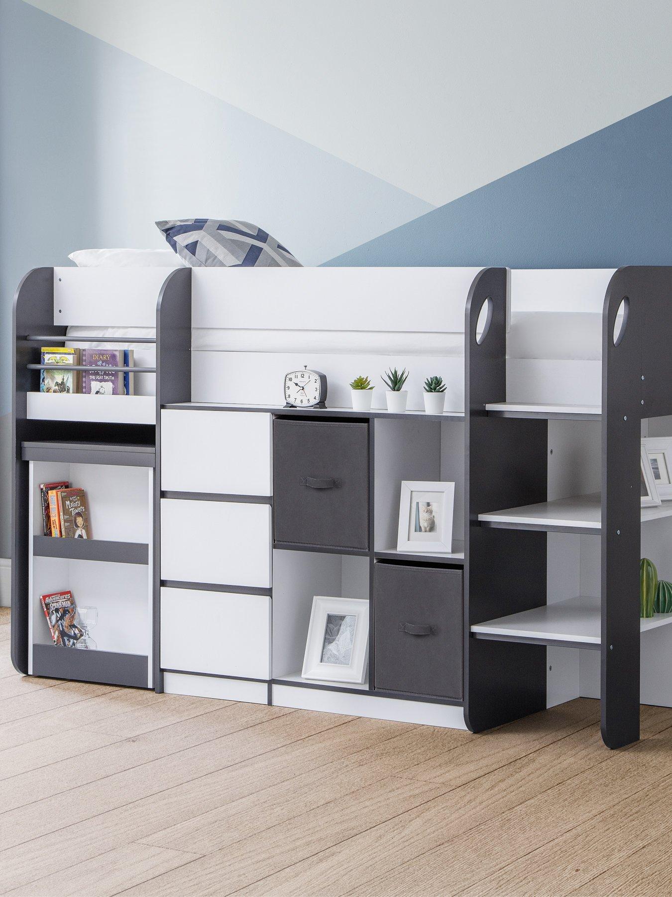 julian-bowen-saturn-mid-sleeper-bed-with-desk-drawers-and-shelving-anthracite