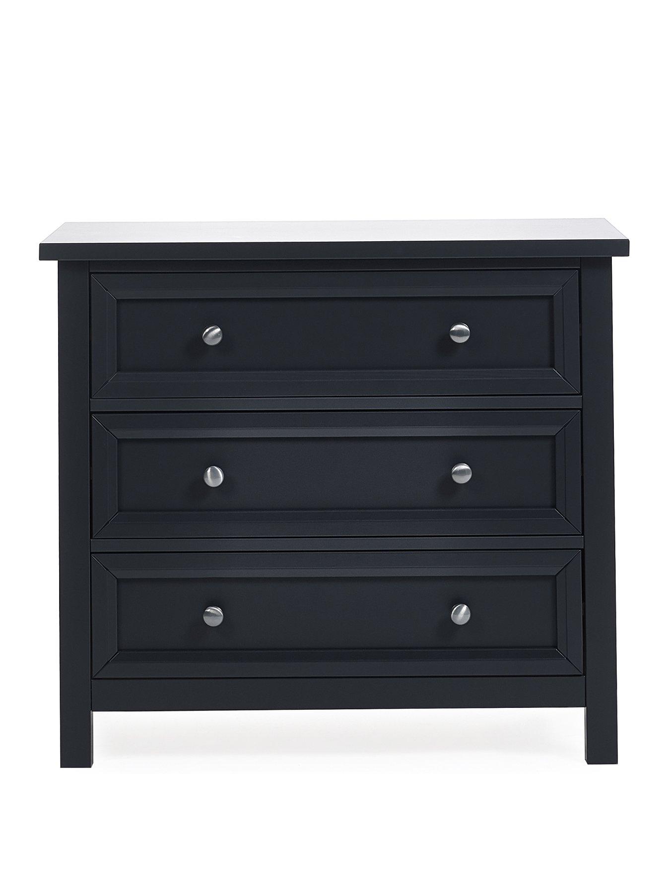 julian-bowen-maine-3-drawer-wide-chest-blackback