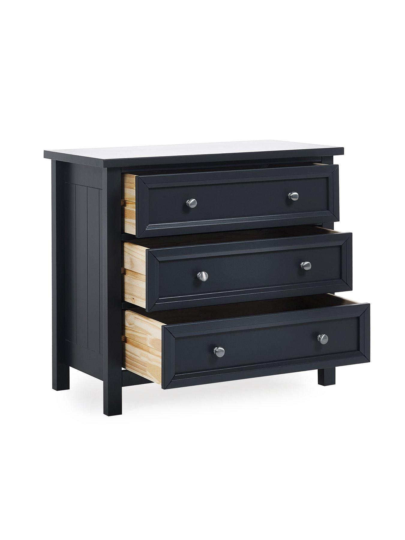 julian-bowen-maine-3-drawer-wide-chest-blackoutfit